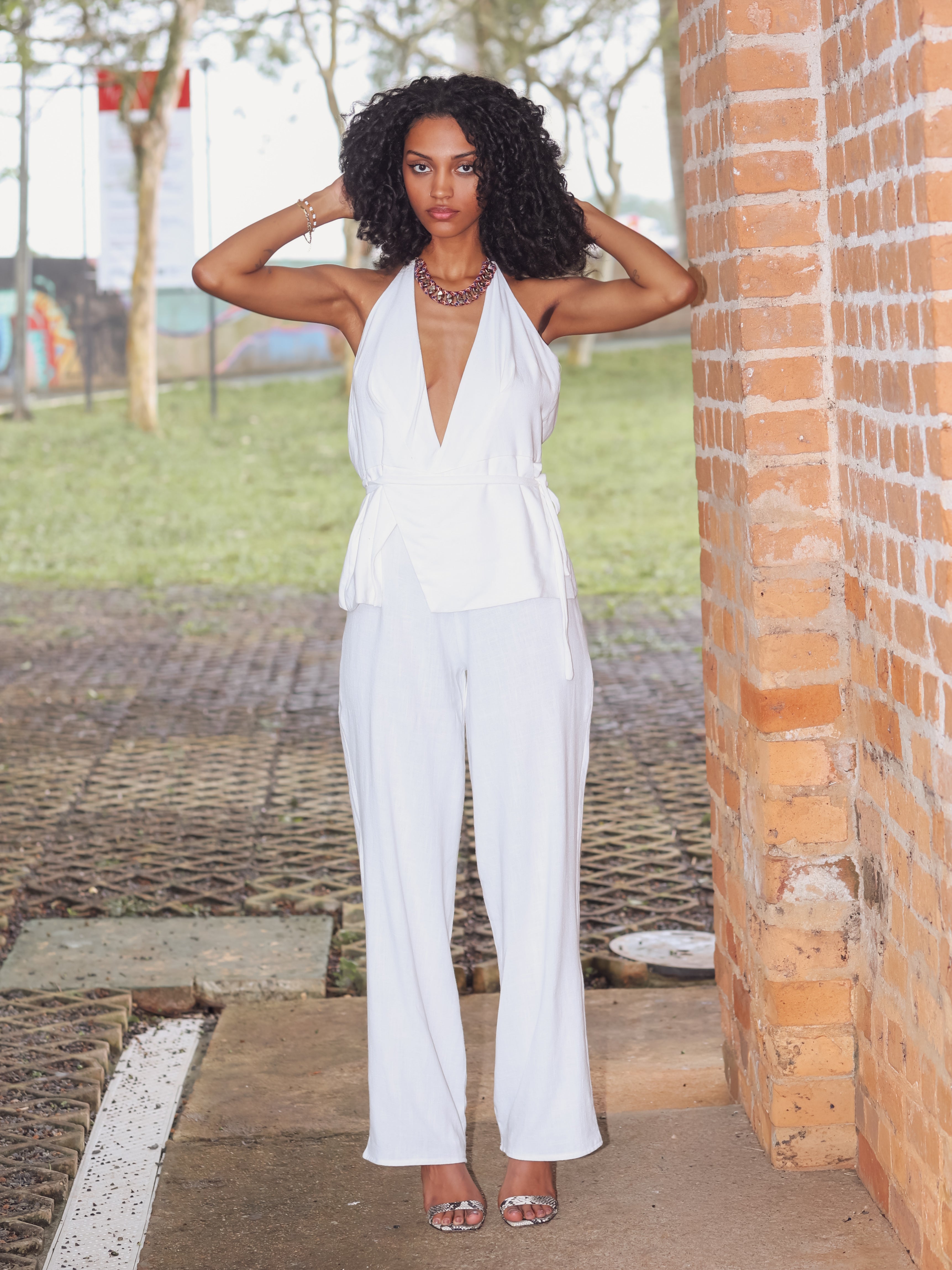 Macacão Atenas Pala Linho