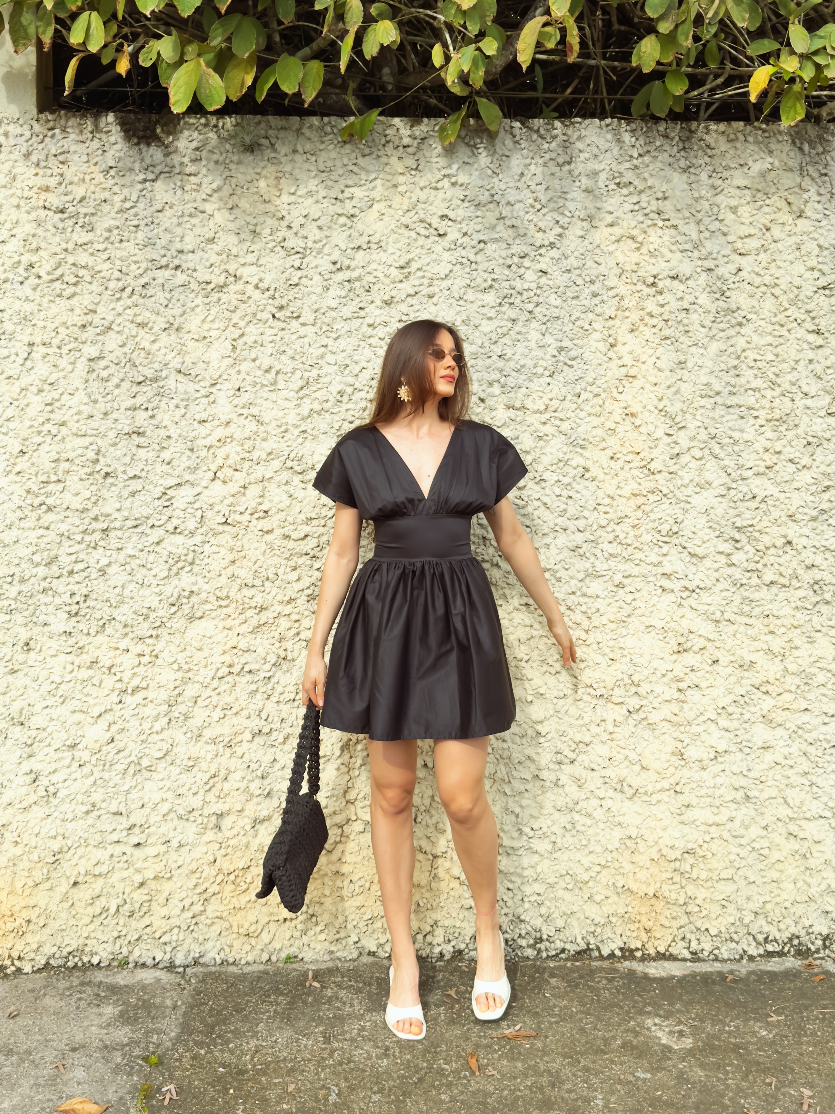 Vestido Clássico curto Sabrina