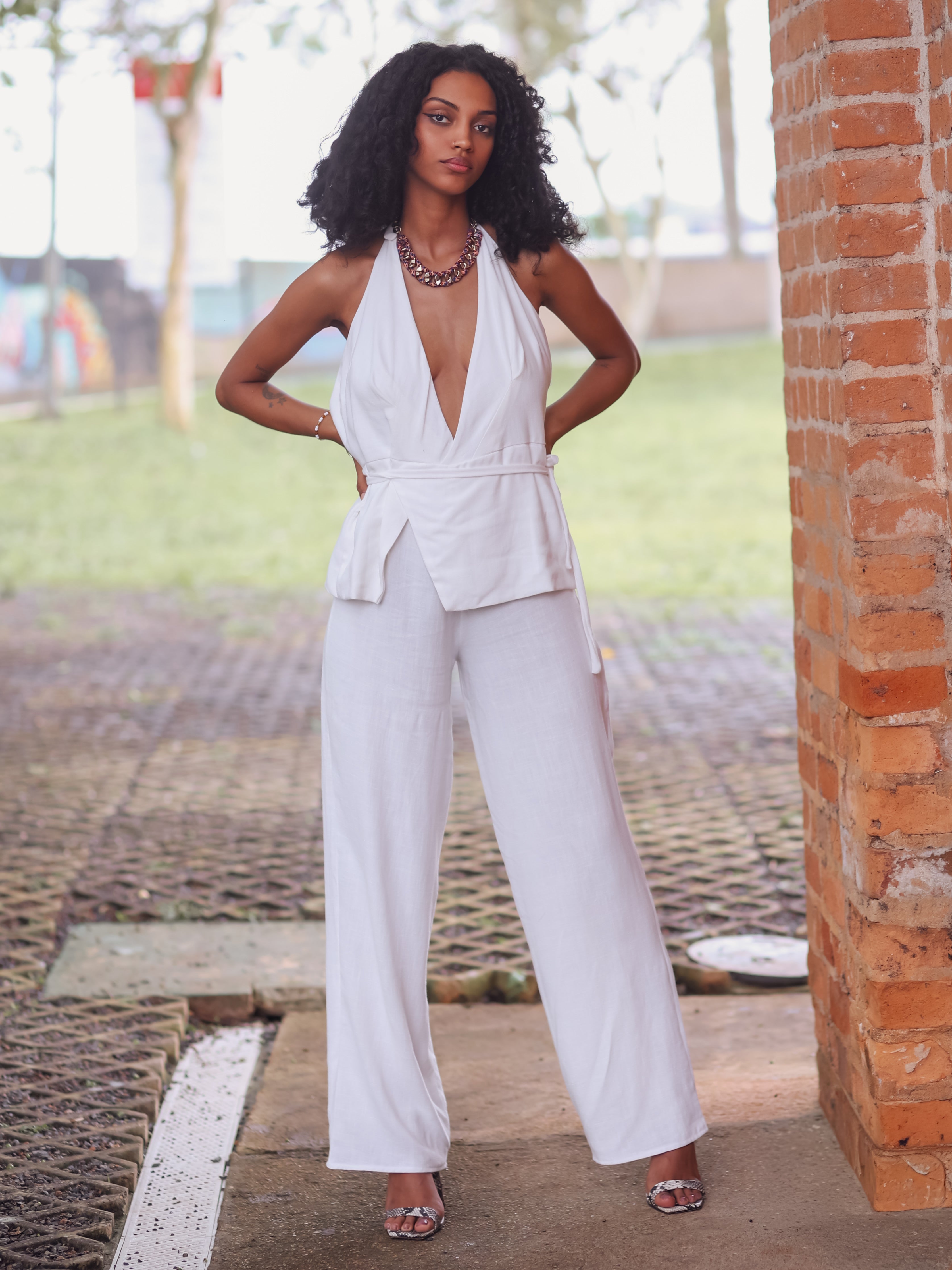 Macacão Atenas Pala Linho