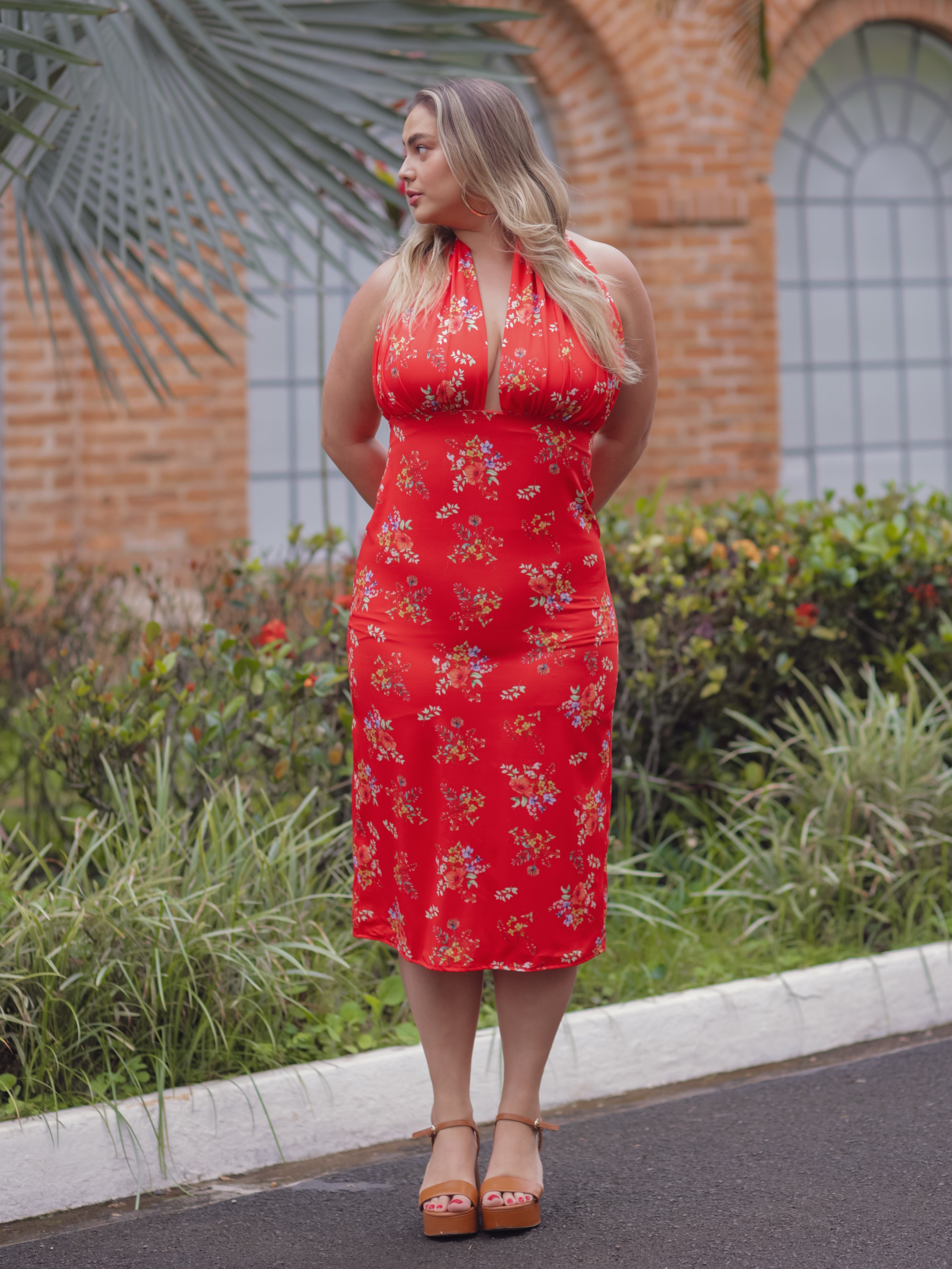 Vestido Pasión Estampado Frente Única