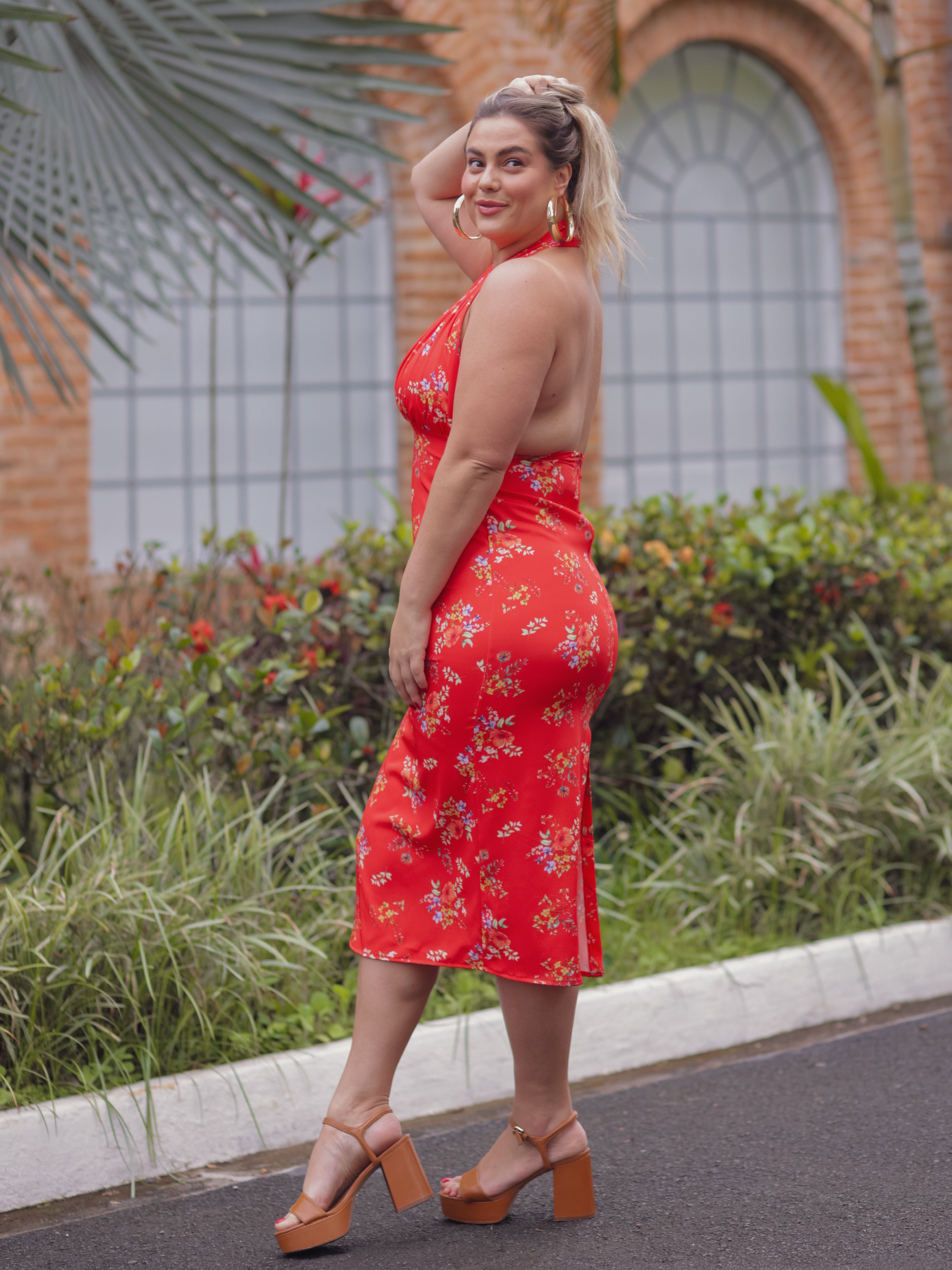 Vestido Pasión Estampado Frente Única