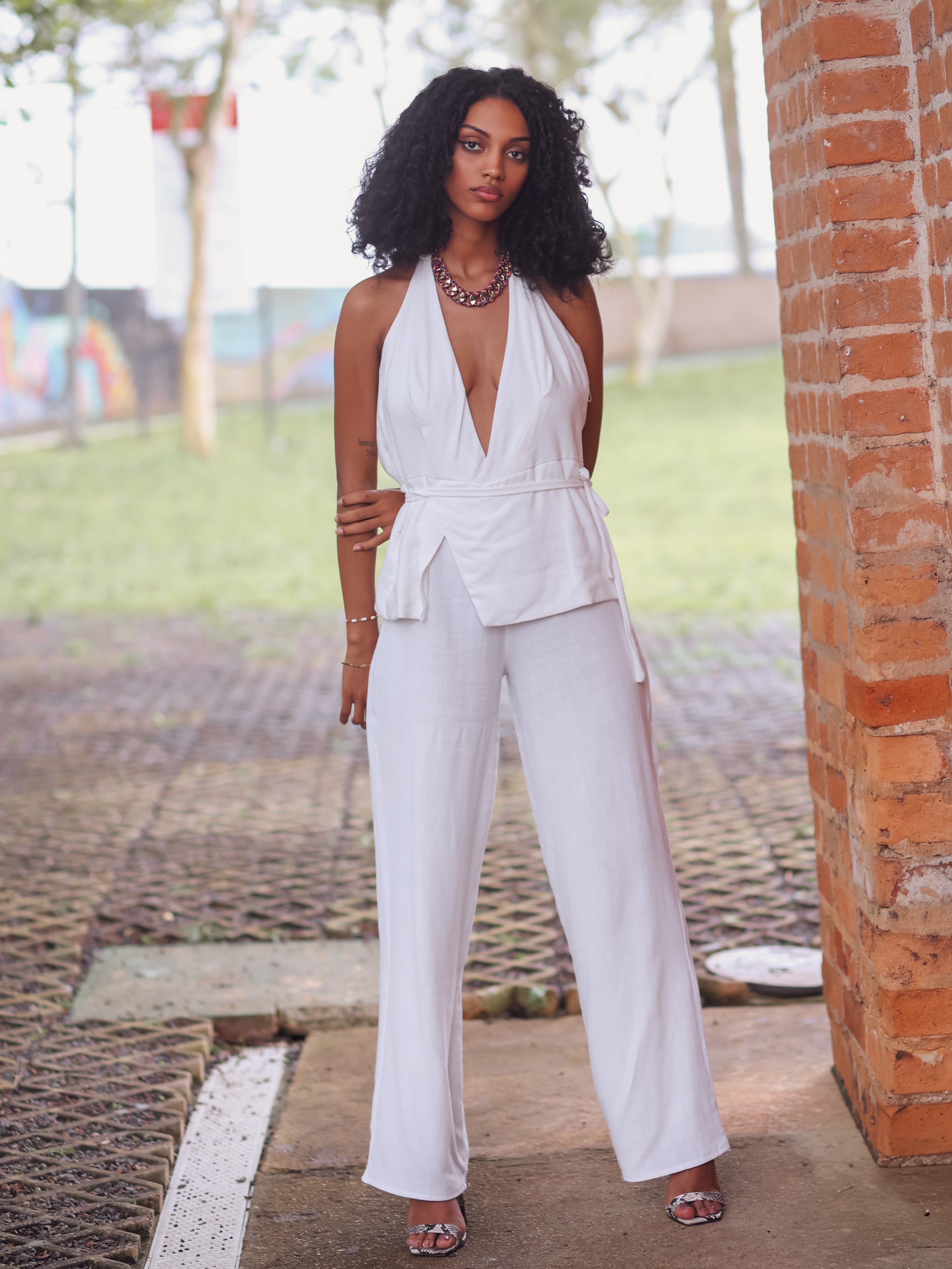 Macacão Atenas Pala Linho