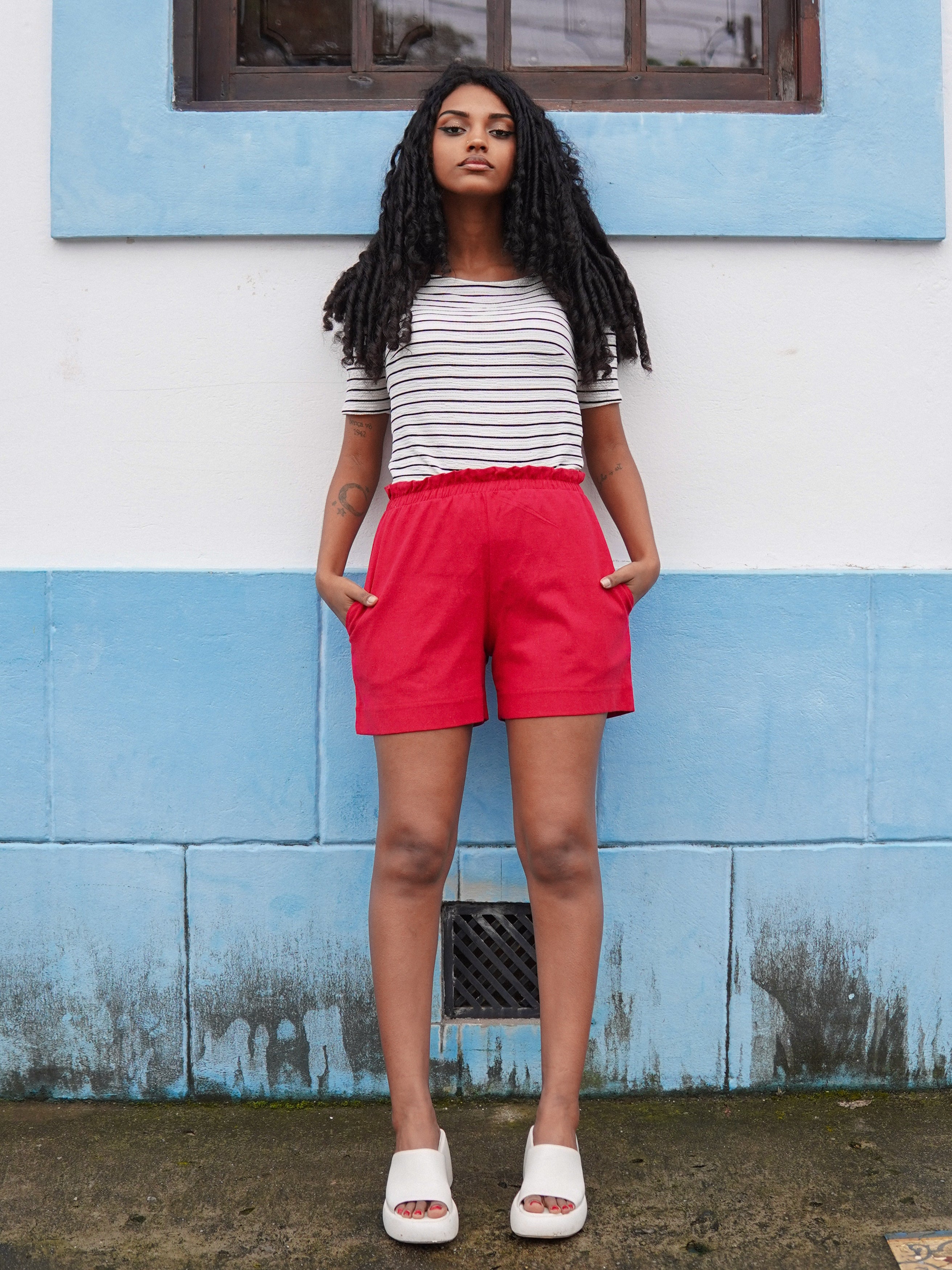 Shorts Cerise