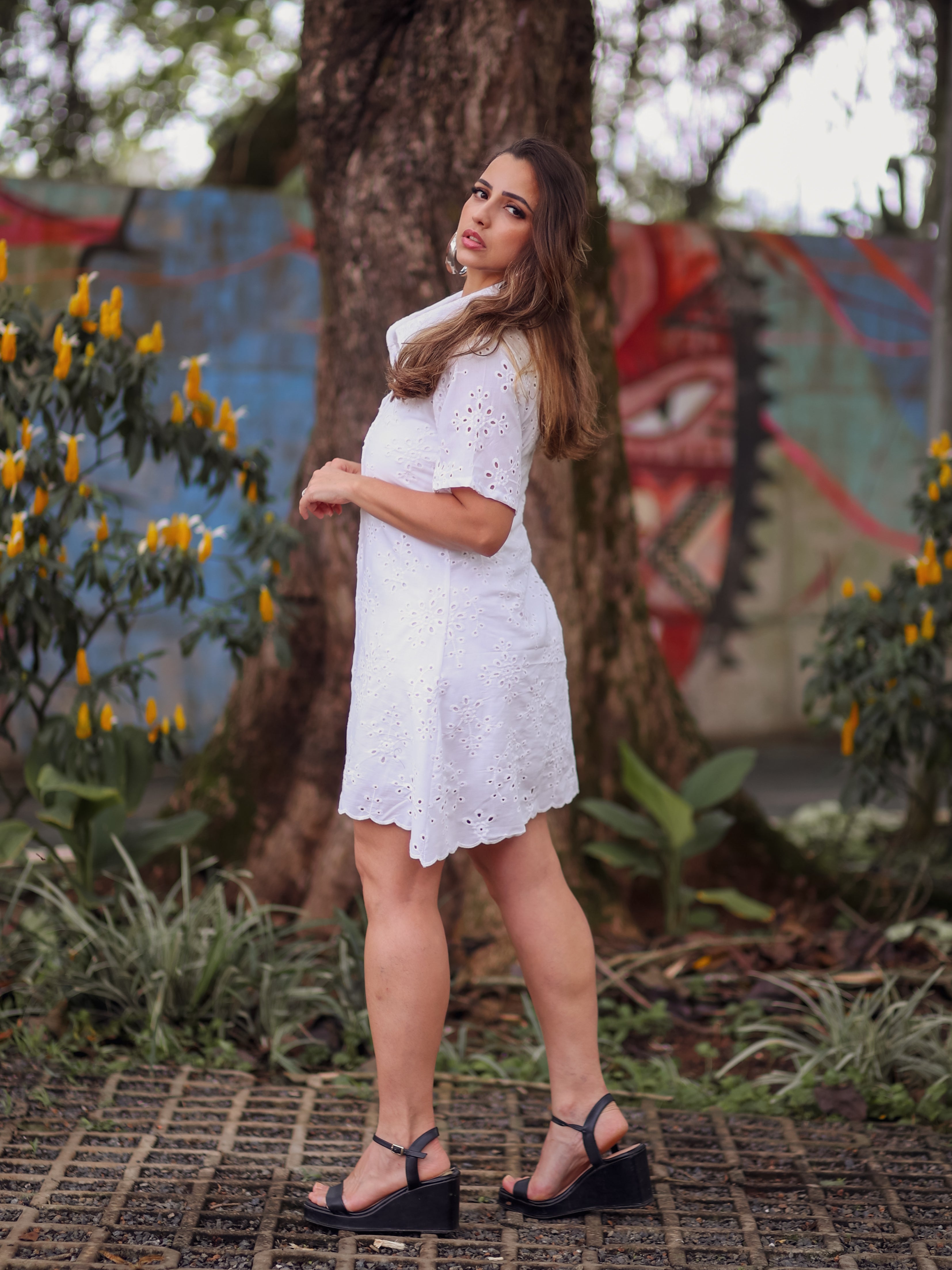 Vestido Chemise Laise Trancoso