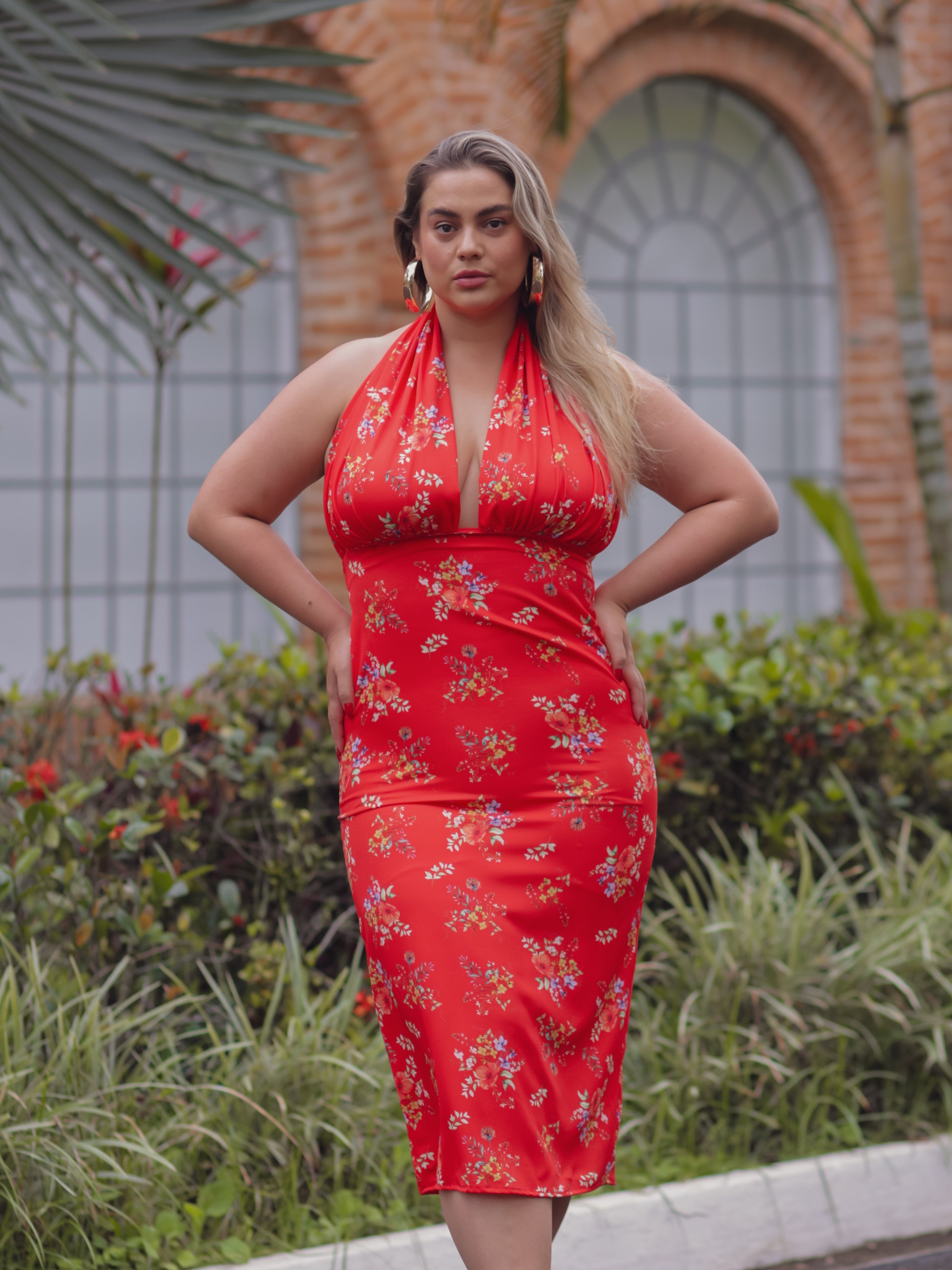 Vestido Pasión Estampado Frente Única