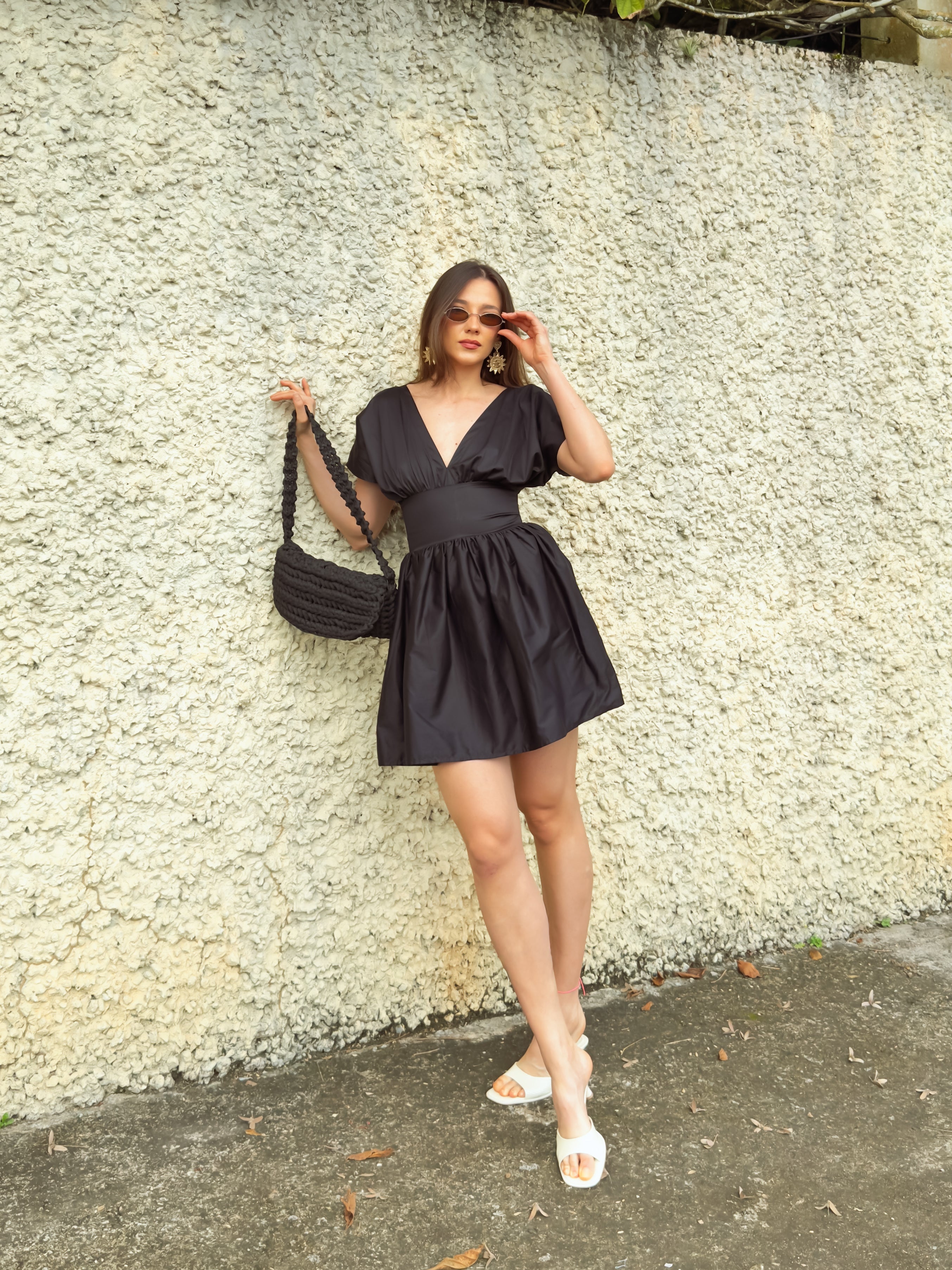 Vestido Clássico curto Sabrina