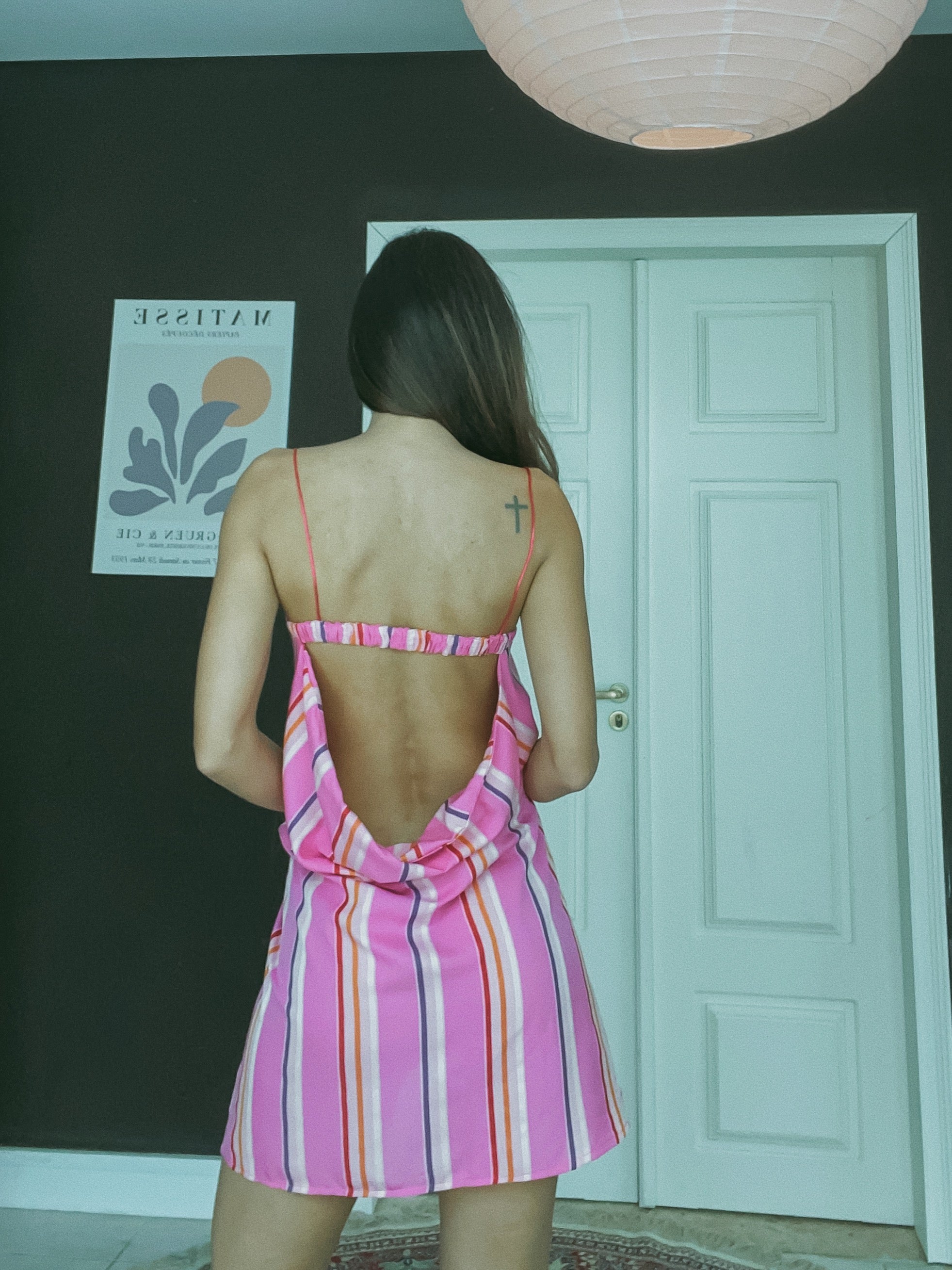 Vestido Curto Costas de Fora Trancoso