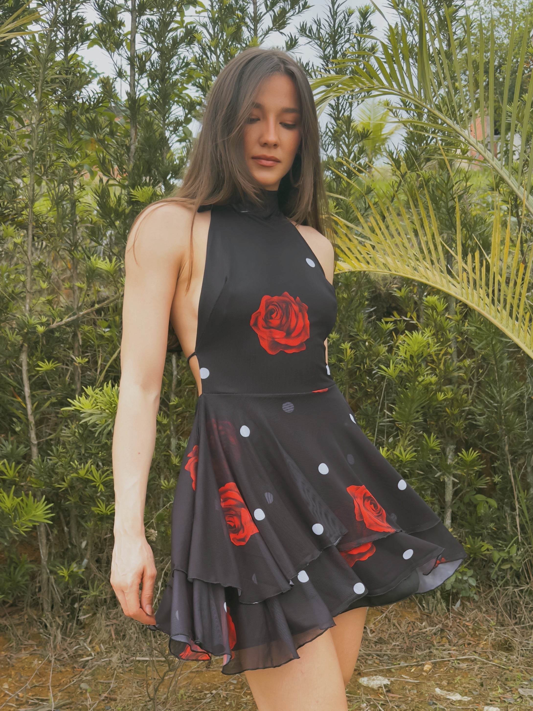 Vestido Frente Única Rose