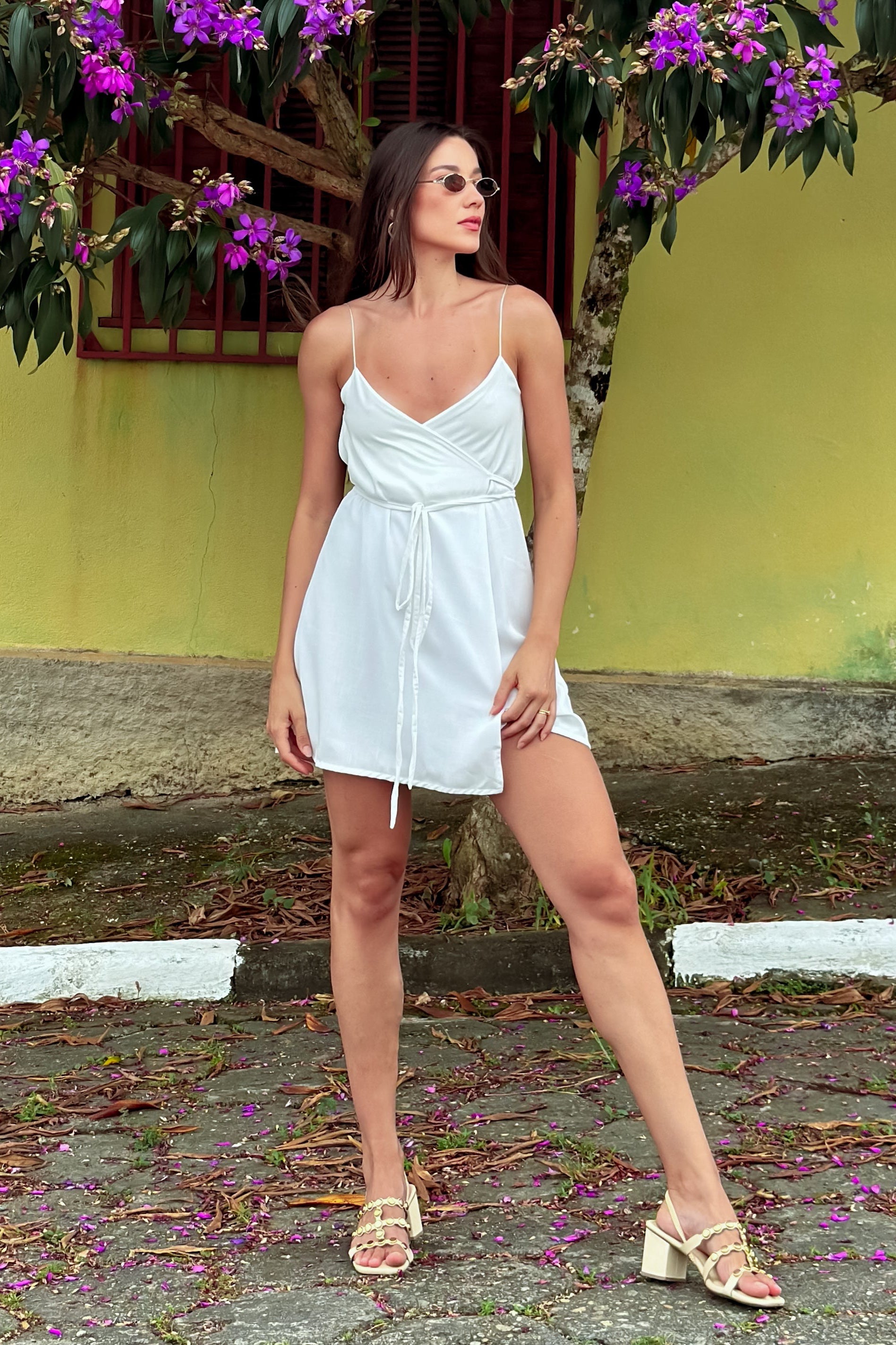 Vestido Curto Transpassado Tate