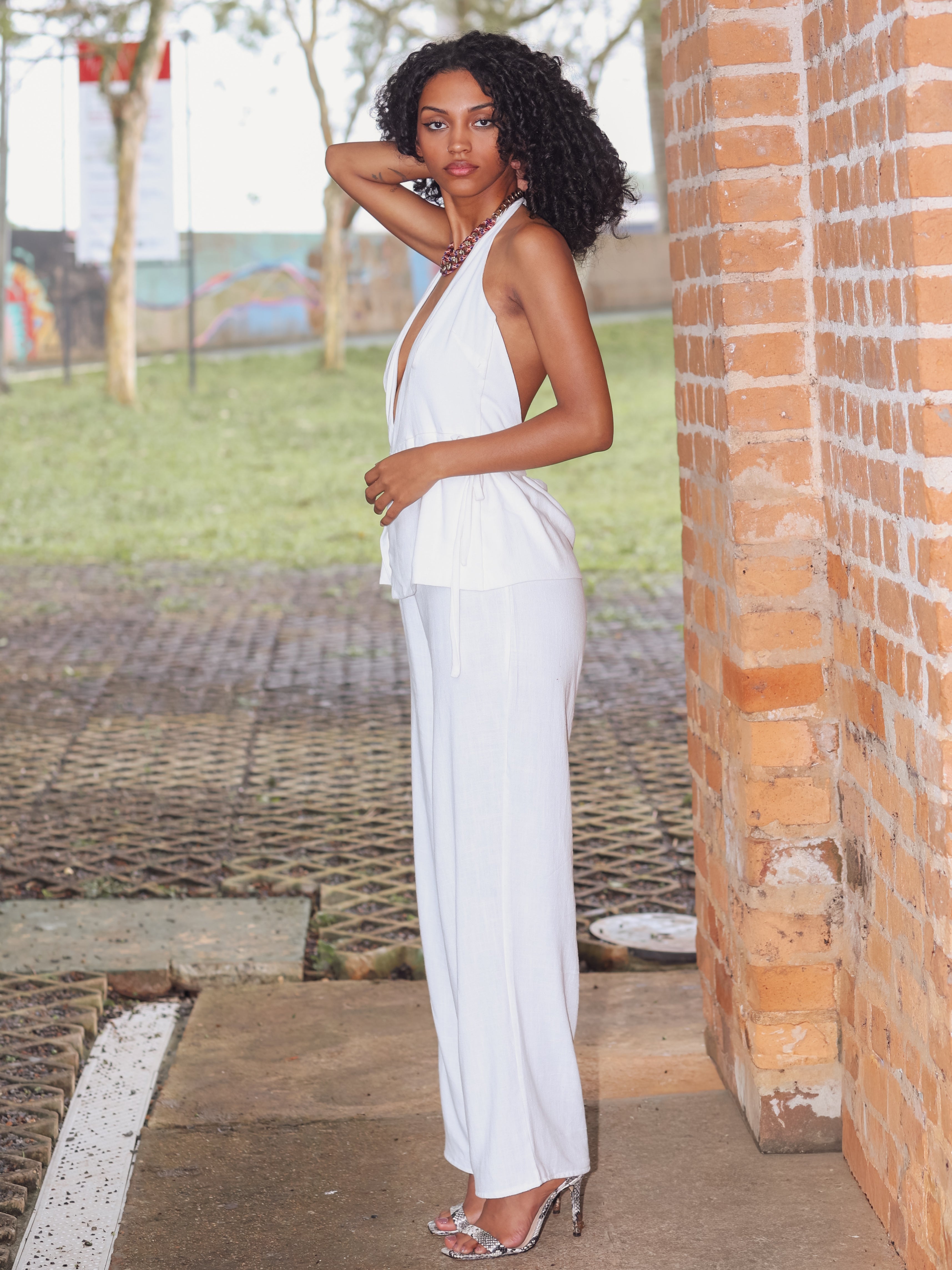 Macacão Atenas Pala Linho