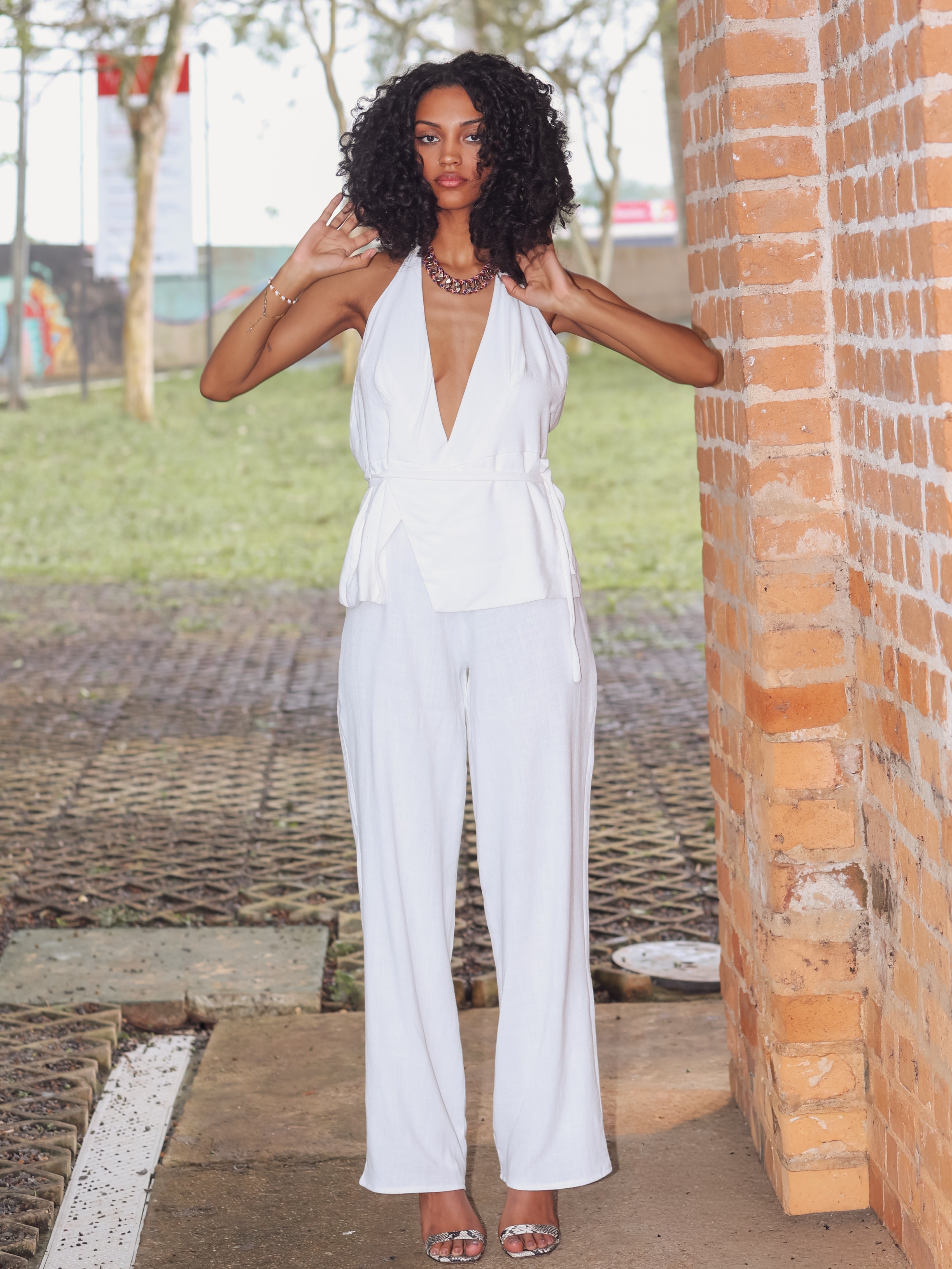 Macacão Atenas Pala Linho