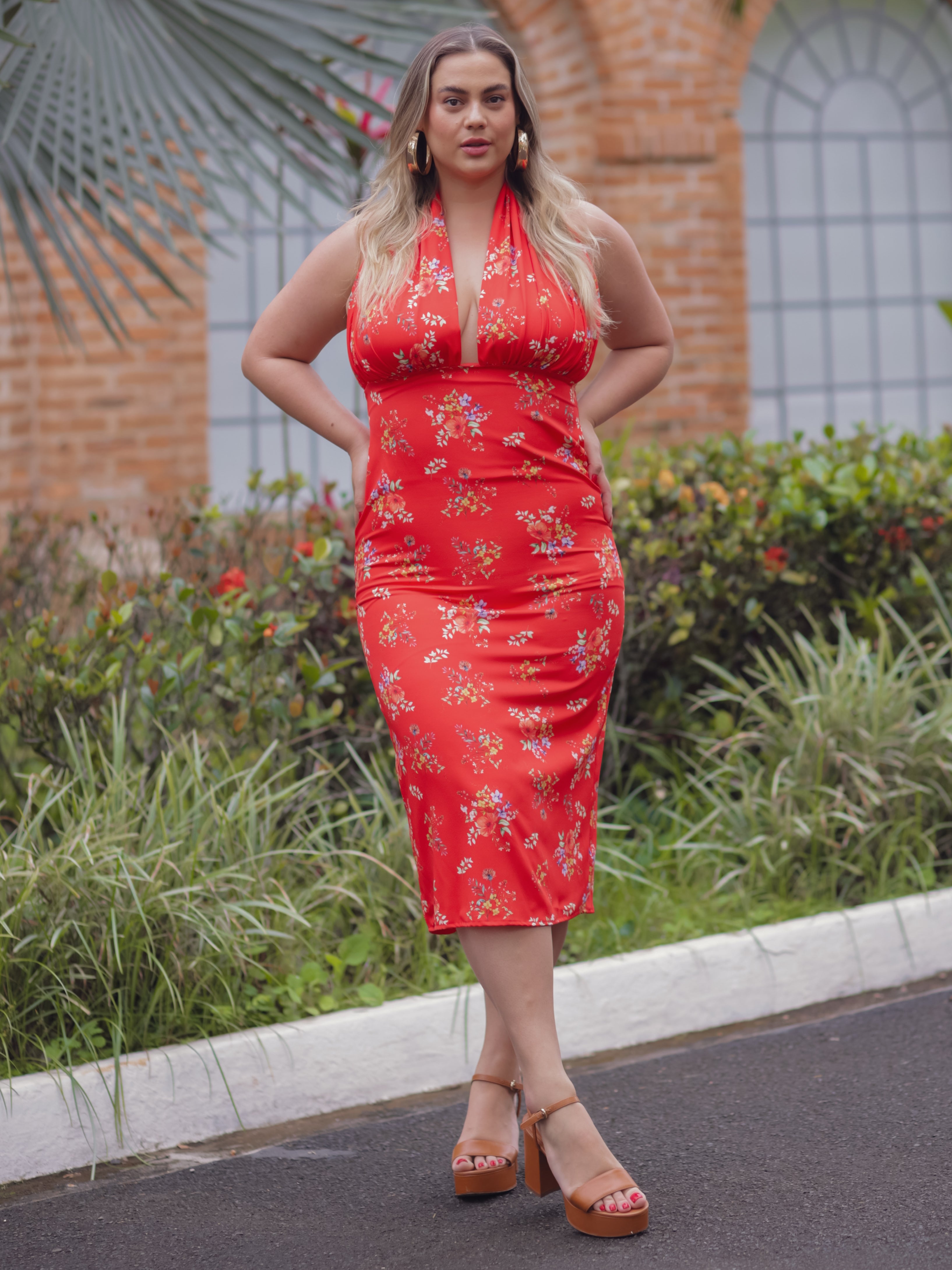 Vestido Pasión Estampado Frente Única