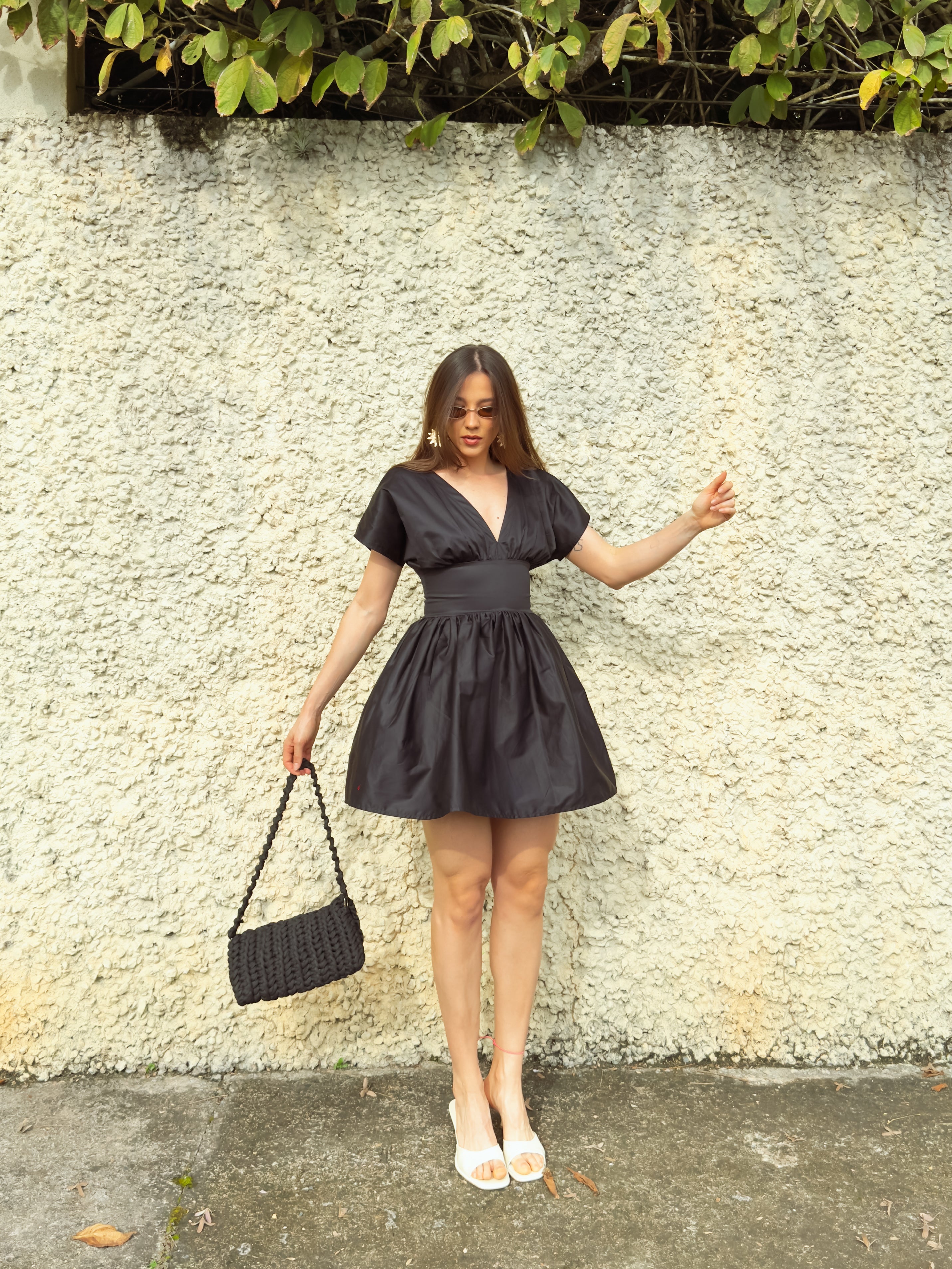 Vestido Clássico curto Sabrina