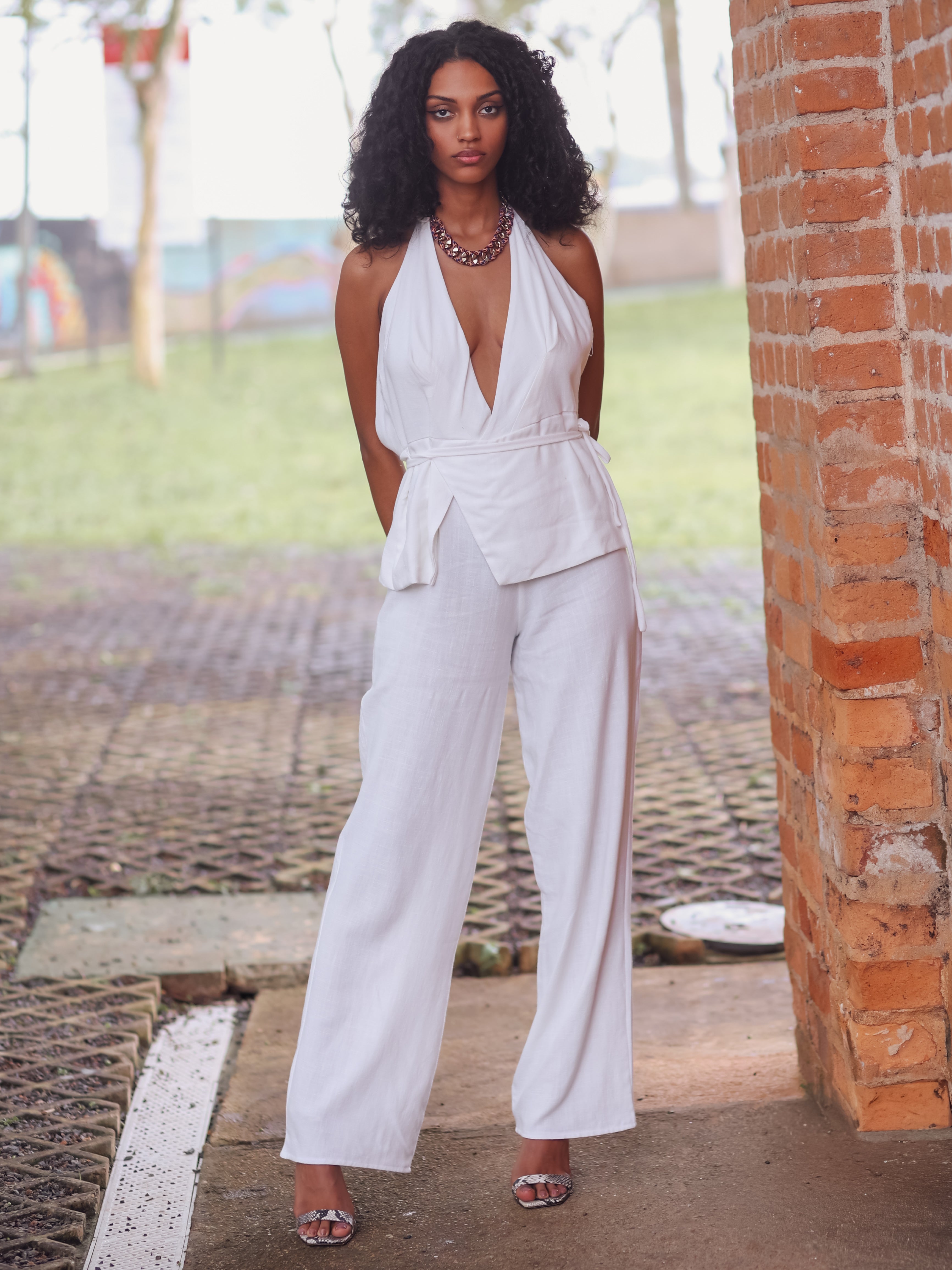 Macacão Atenas Pala Linho