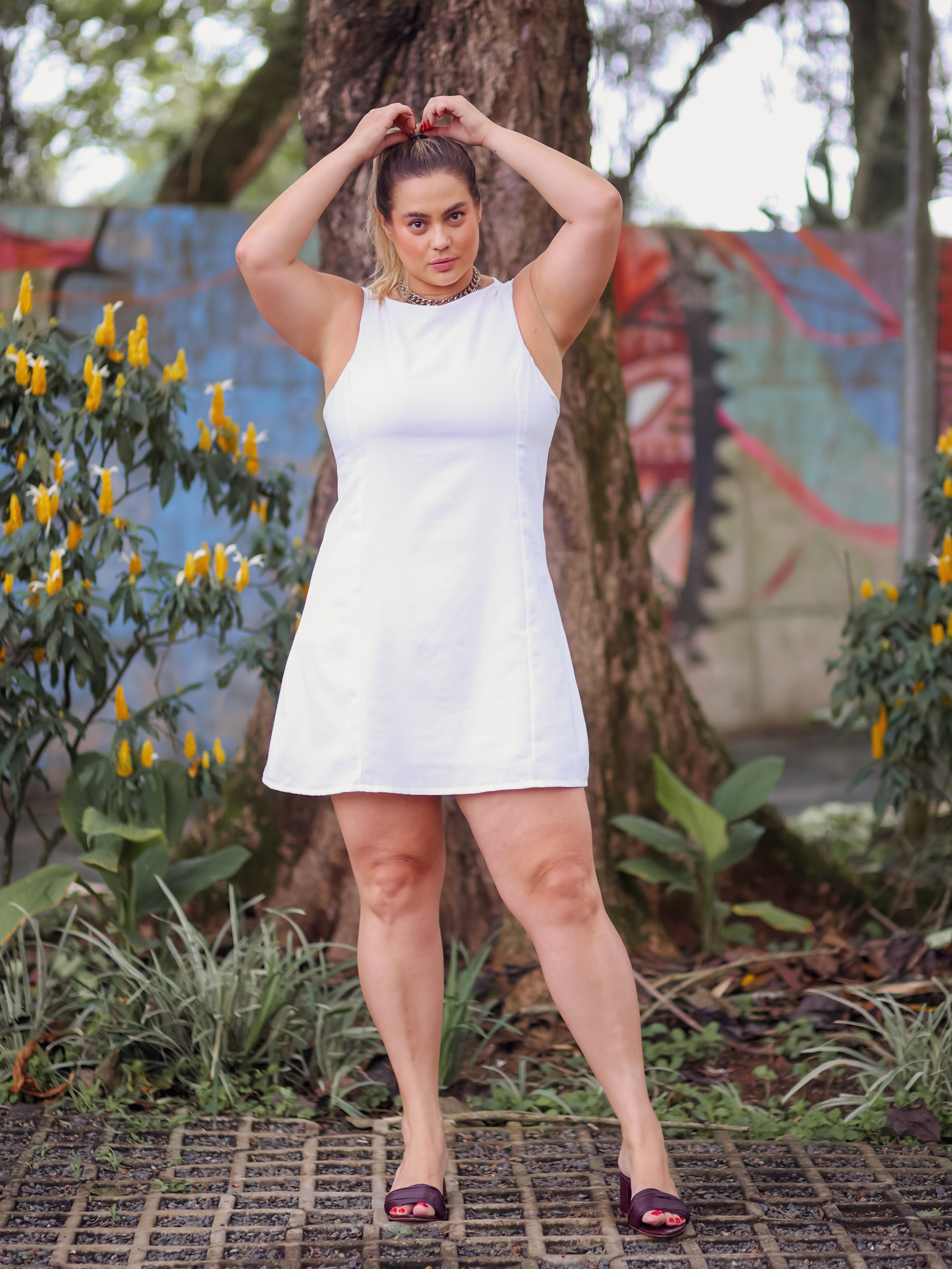 Vestido Clássico Linho