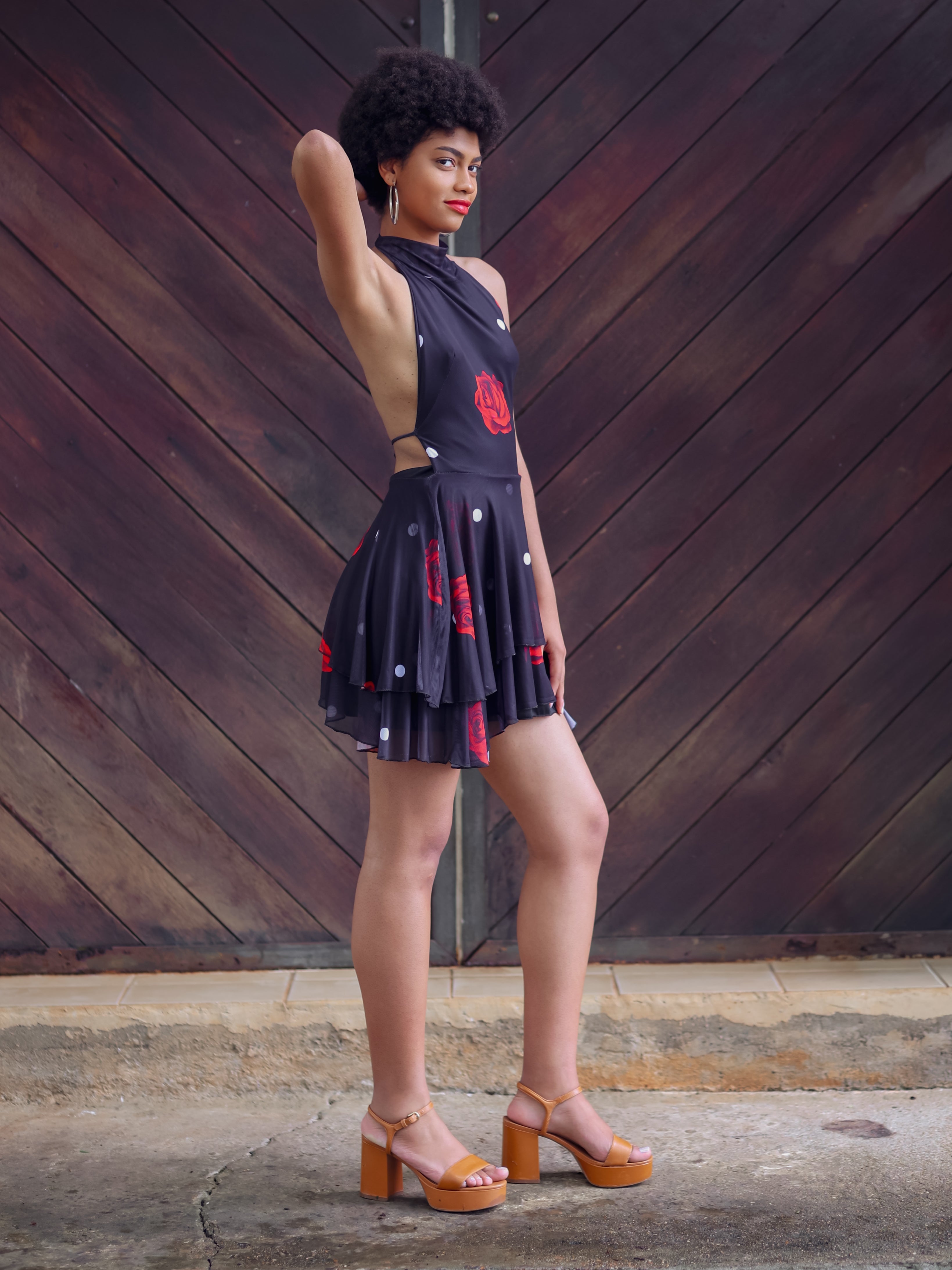 Vestido Frente Única Rose