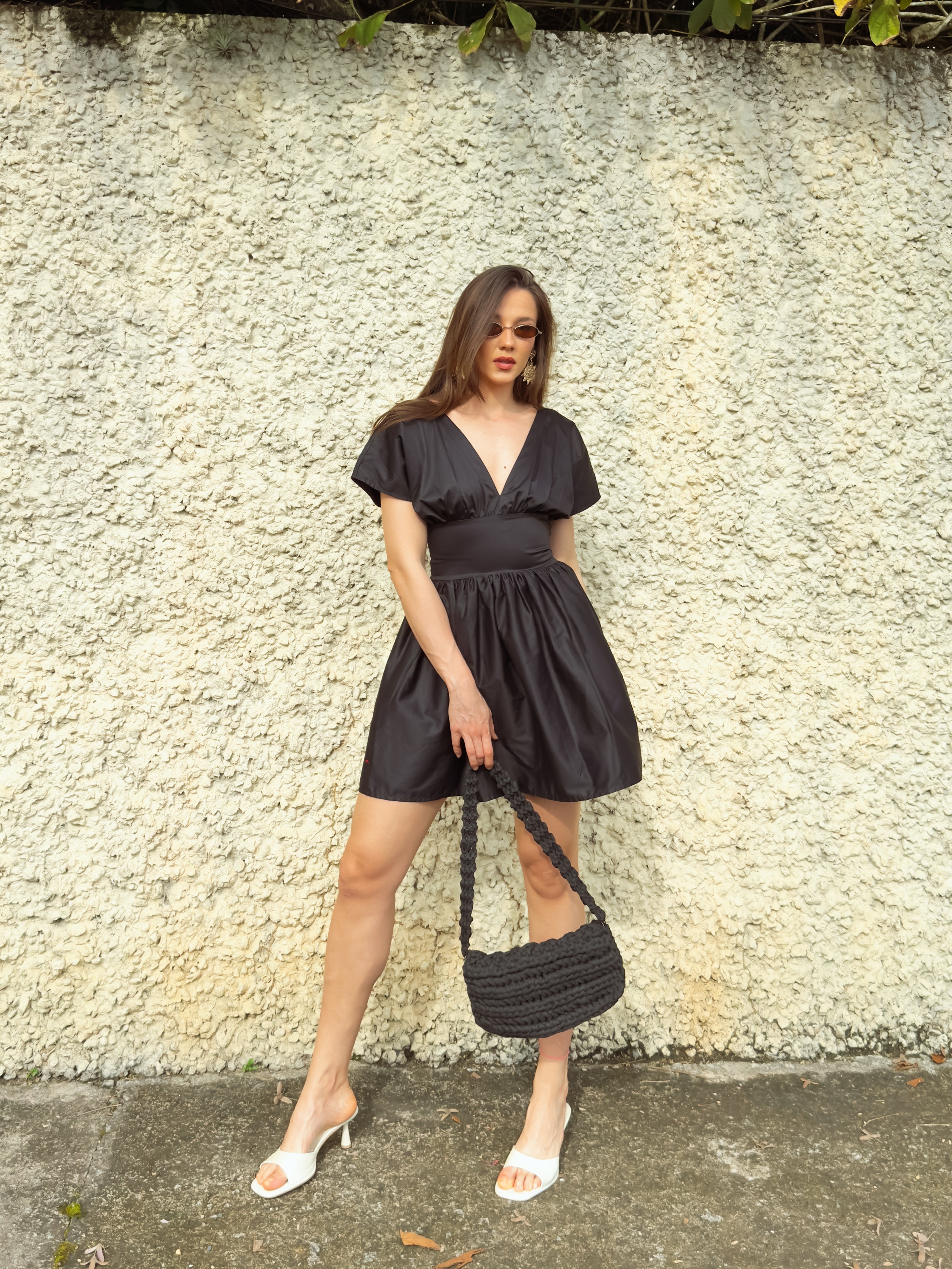 Vestido Clássico curto Sabrina