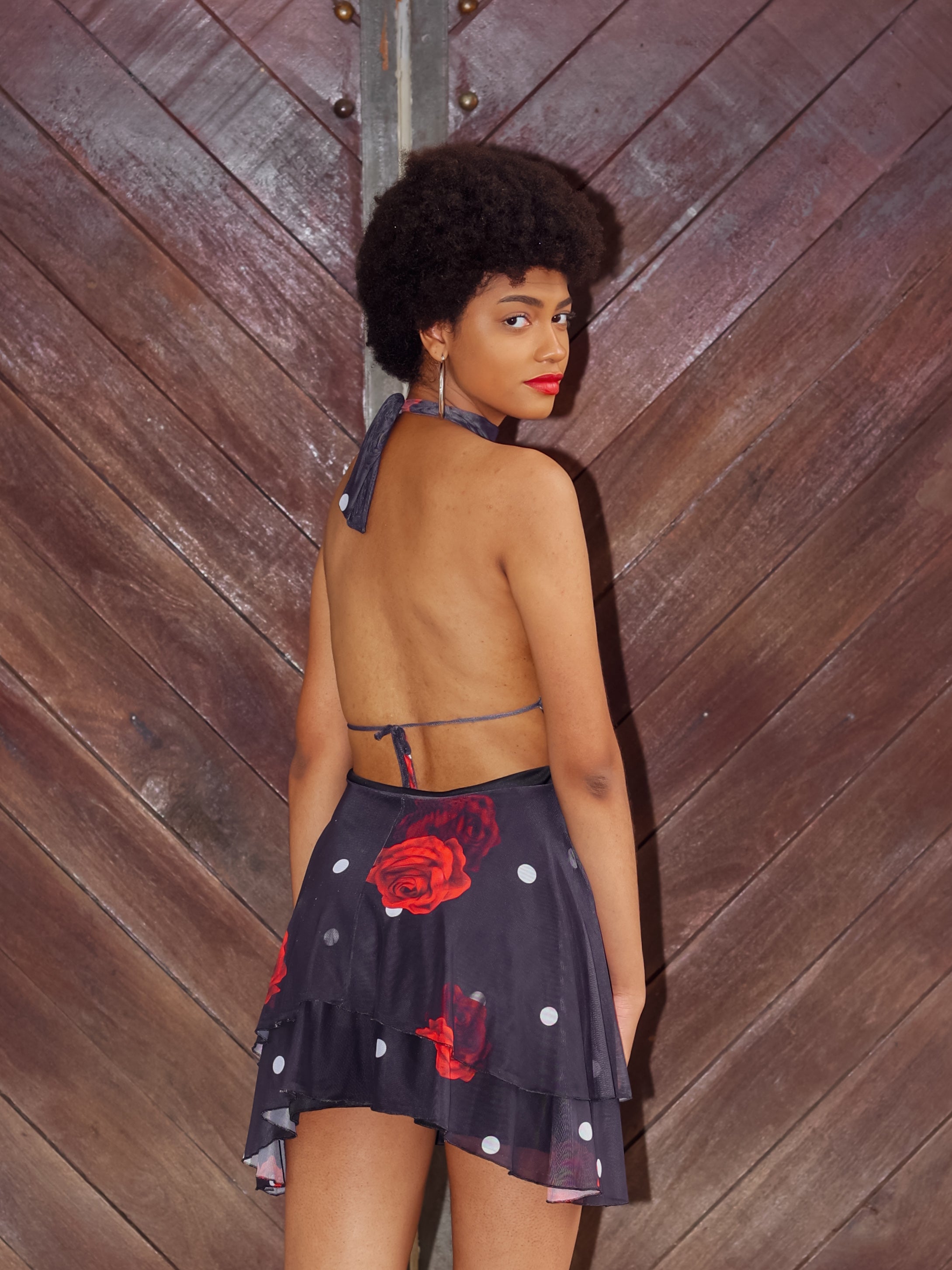 Vestido Frente Única Rose