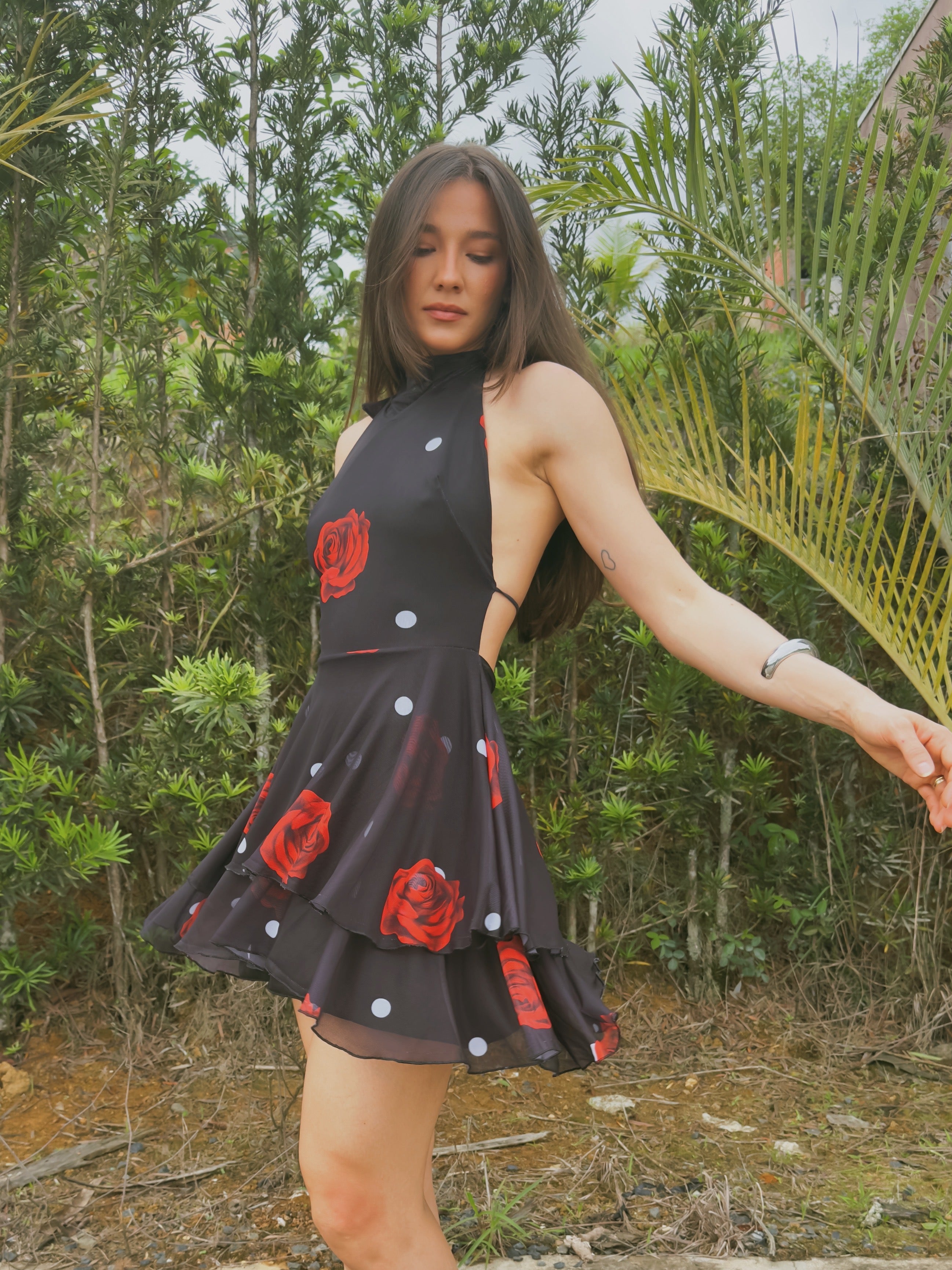 Vestido Frente Única Rose