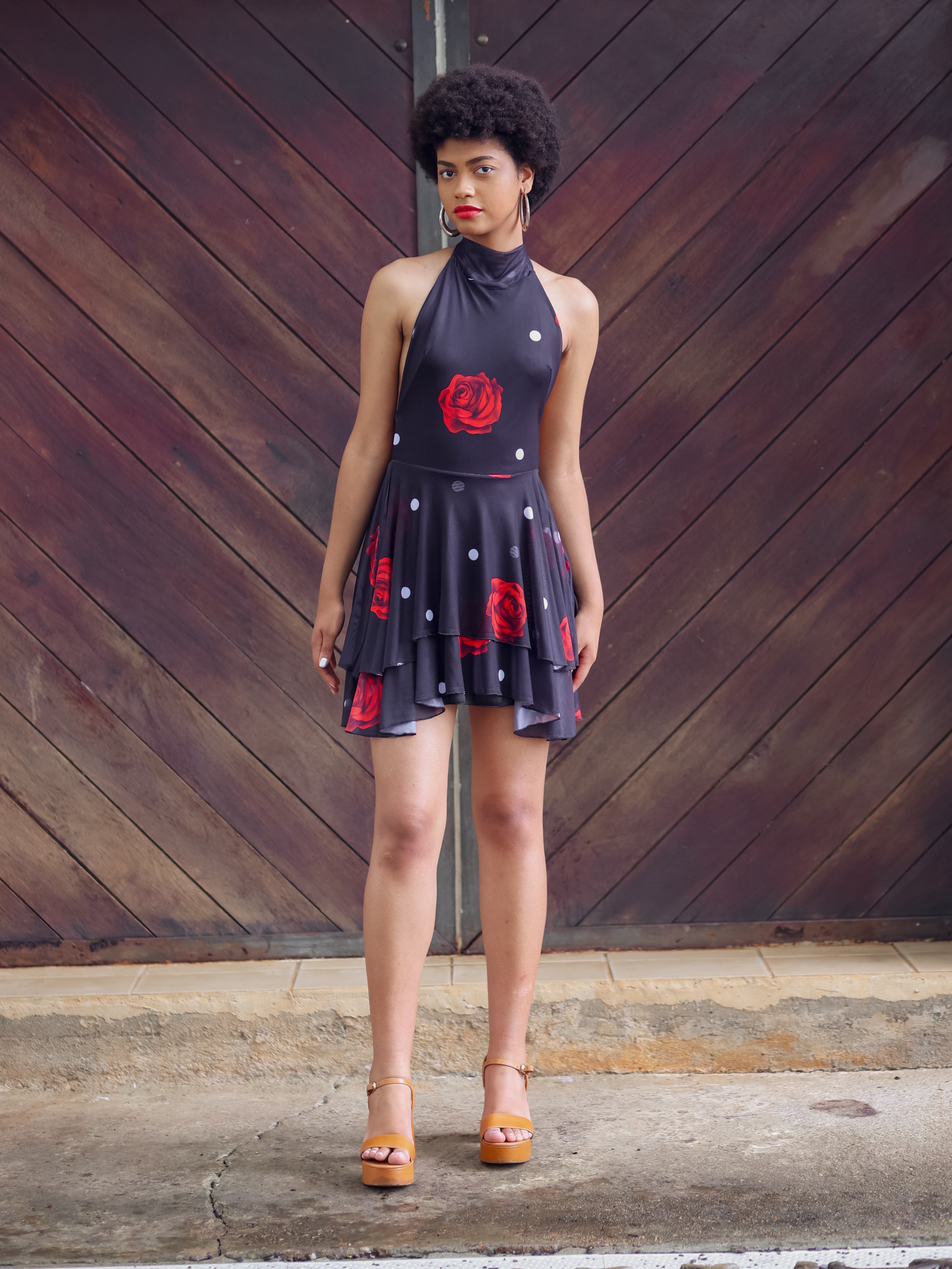 Vestido Frente Única Rose