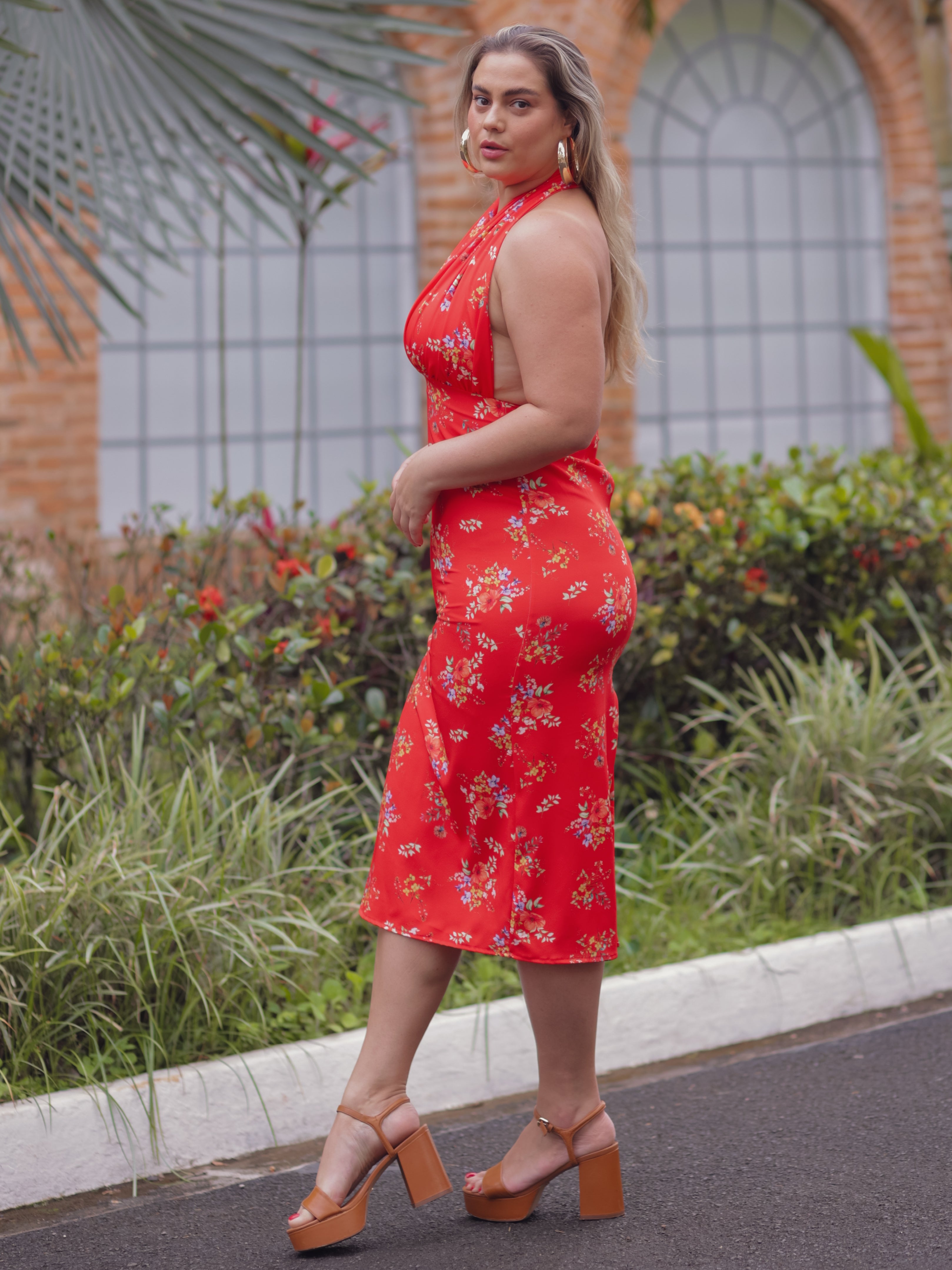 Vestido Pasión Estampado Frente Única