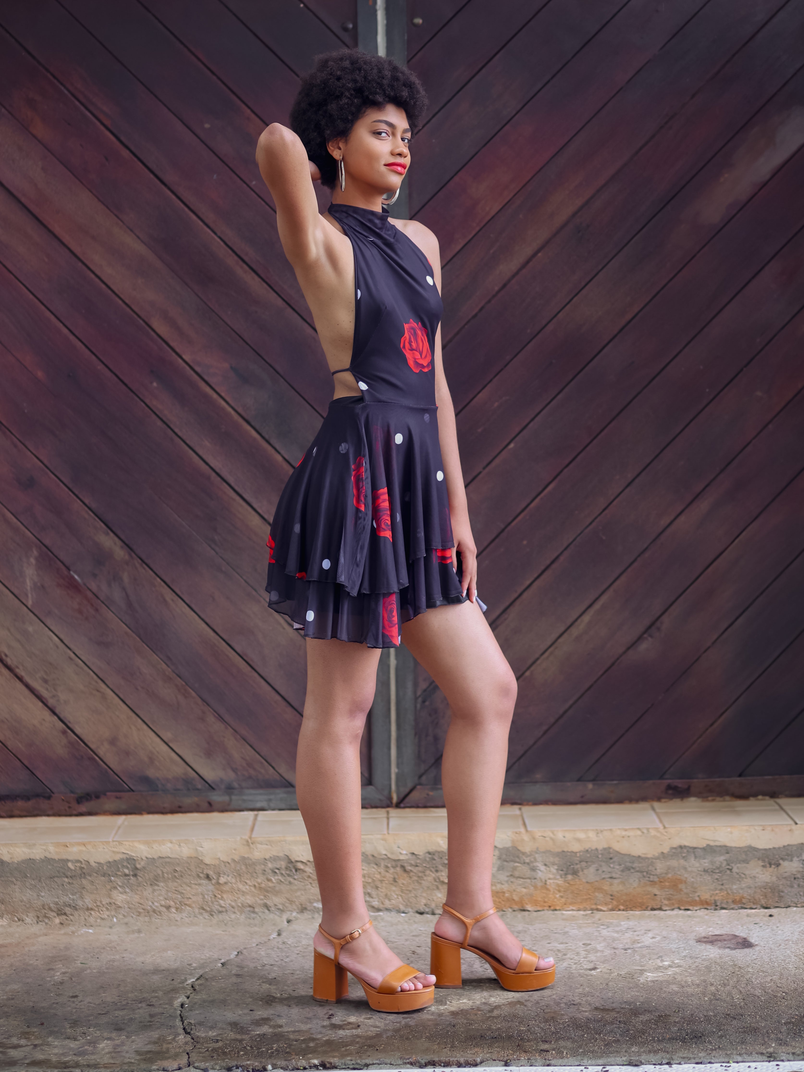 Vestido Frente Única Rose