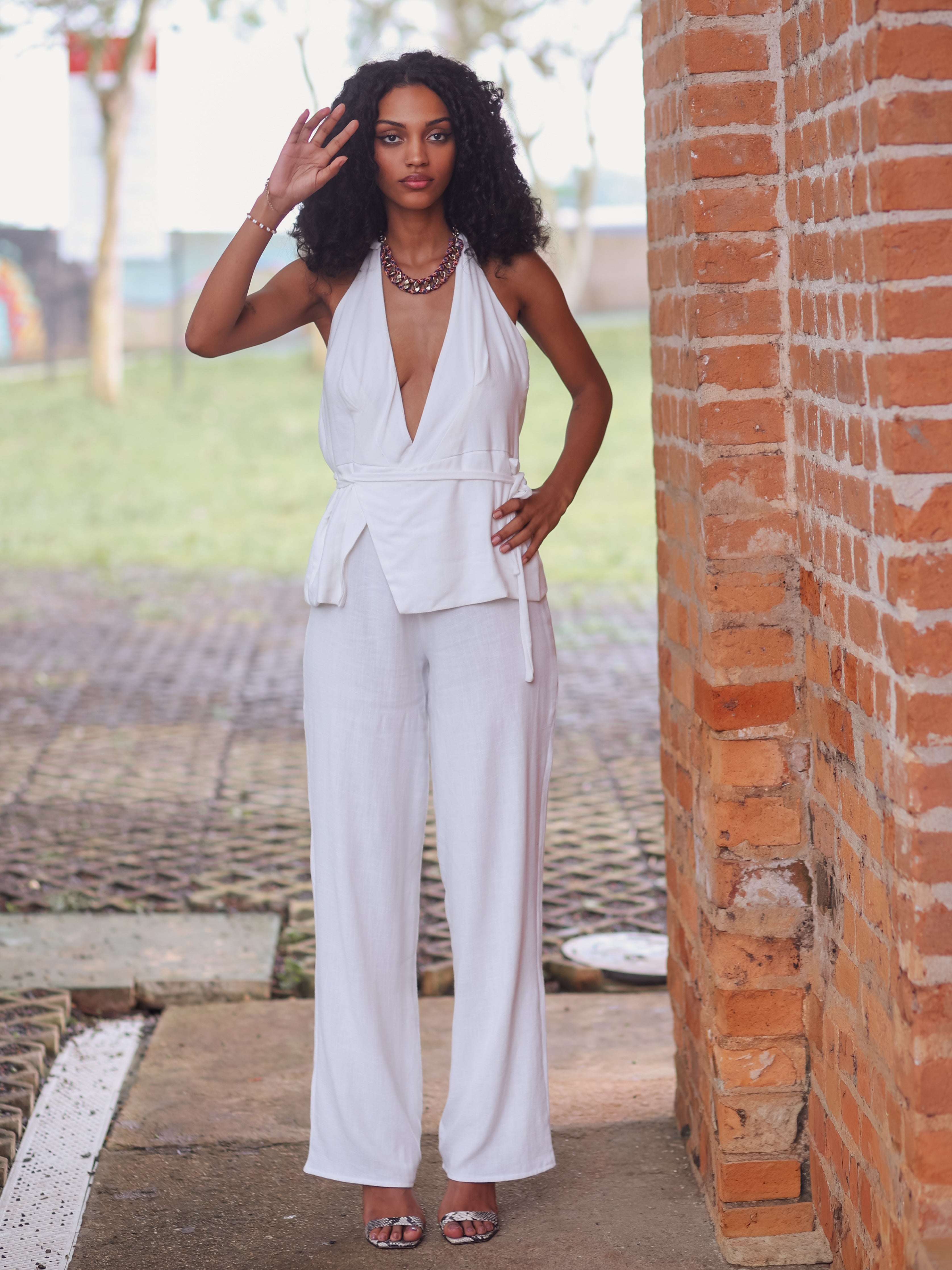 Macacão Atenas Pala Linho