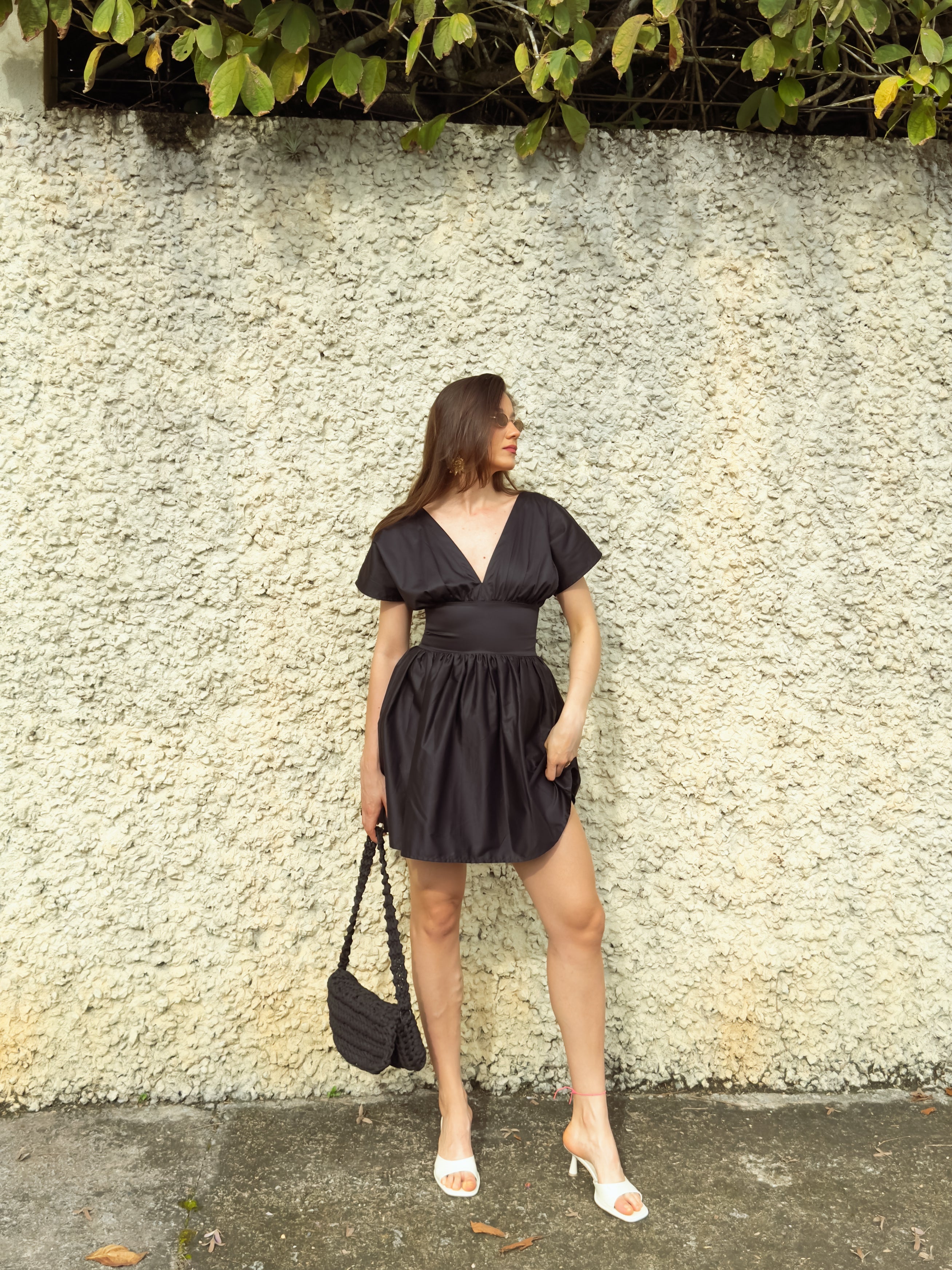 Vestido Clássico curto Sabrina