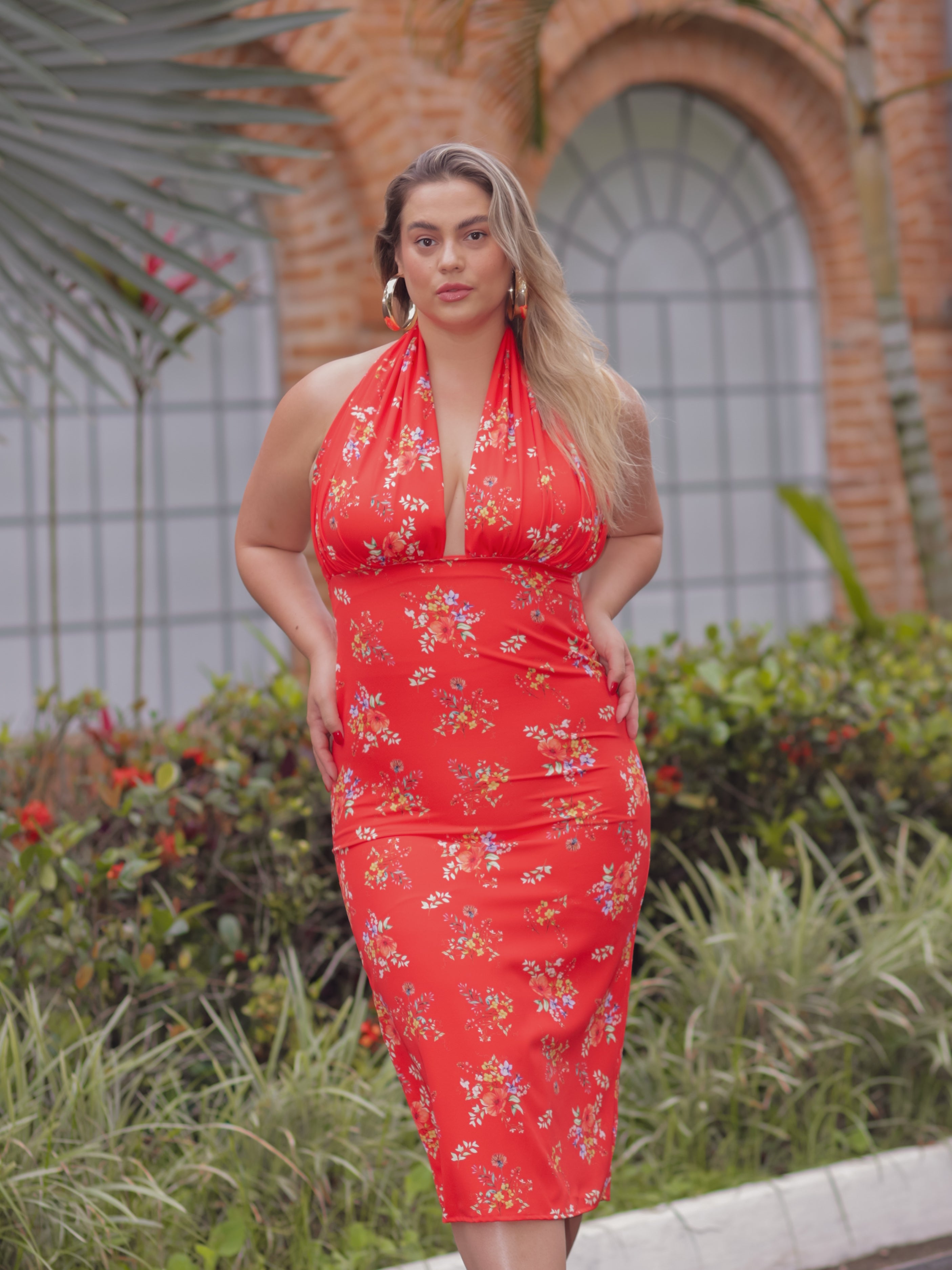 Vestido Pasión Estampado Frente Única