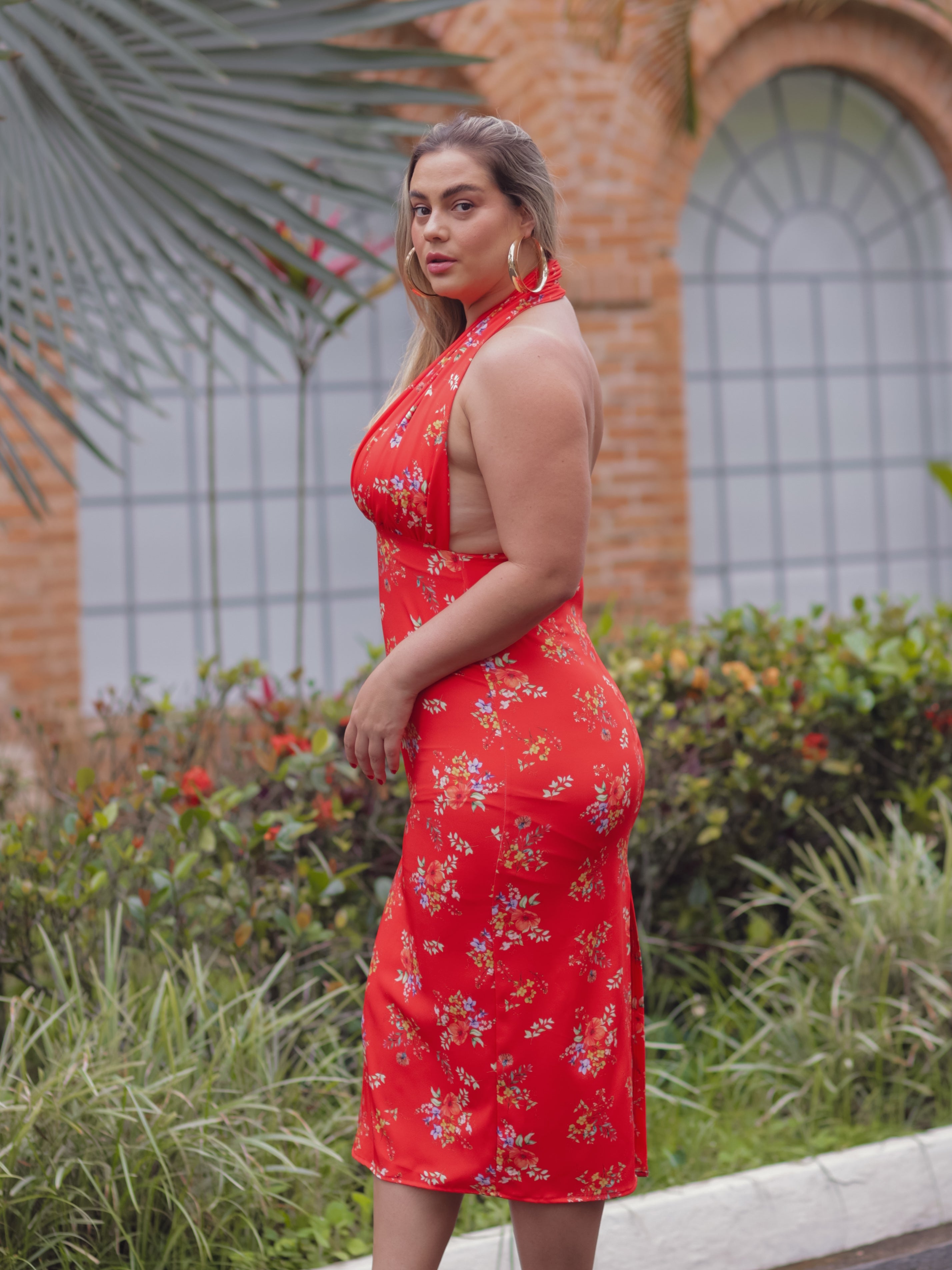 Vestido Pasión Estampado Frente Única