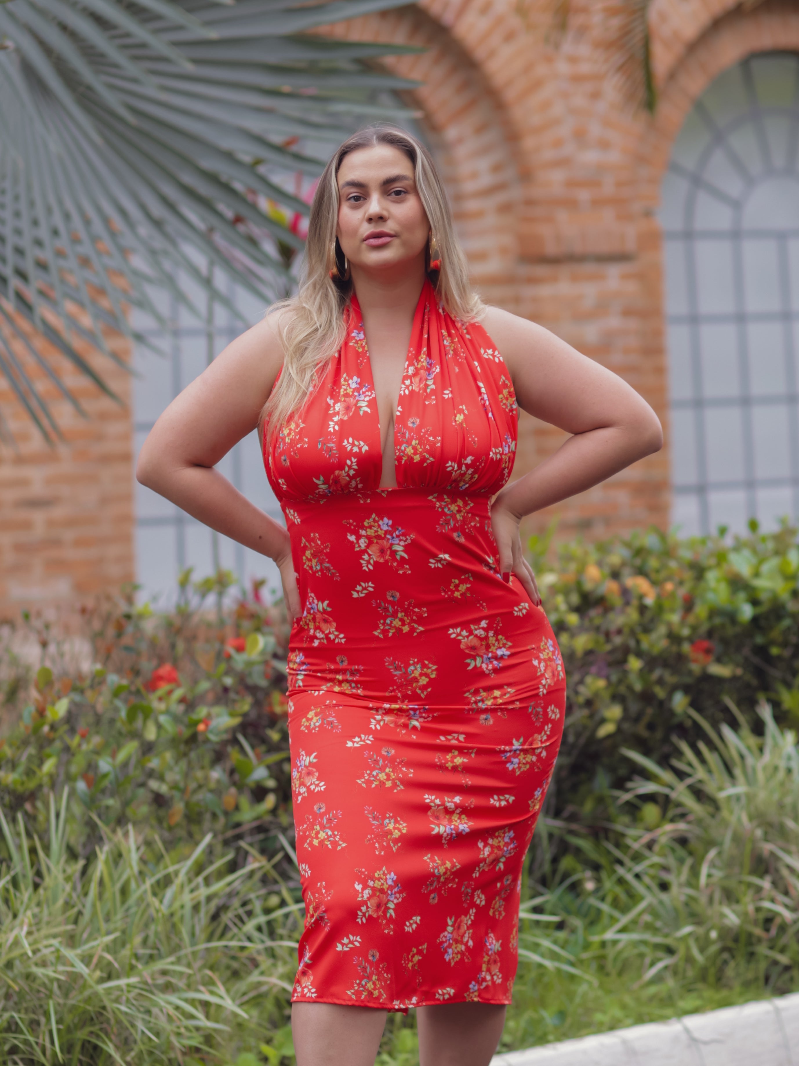 Vestido Pasión Estampado Frente Única