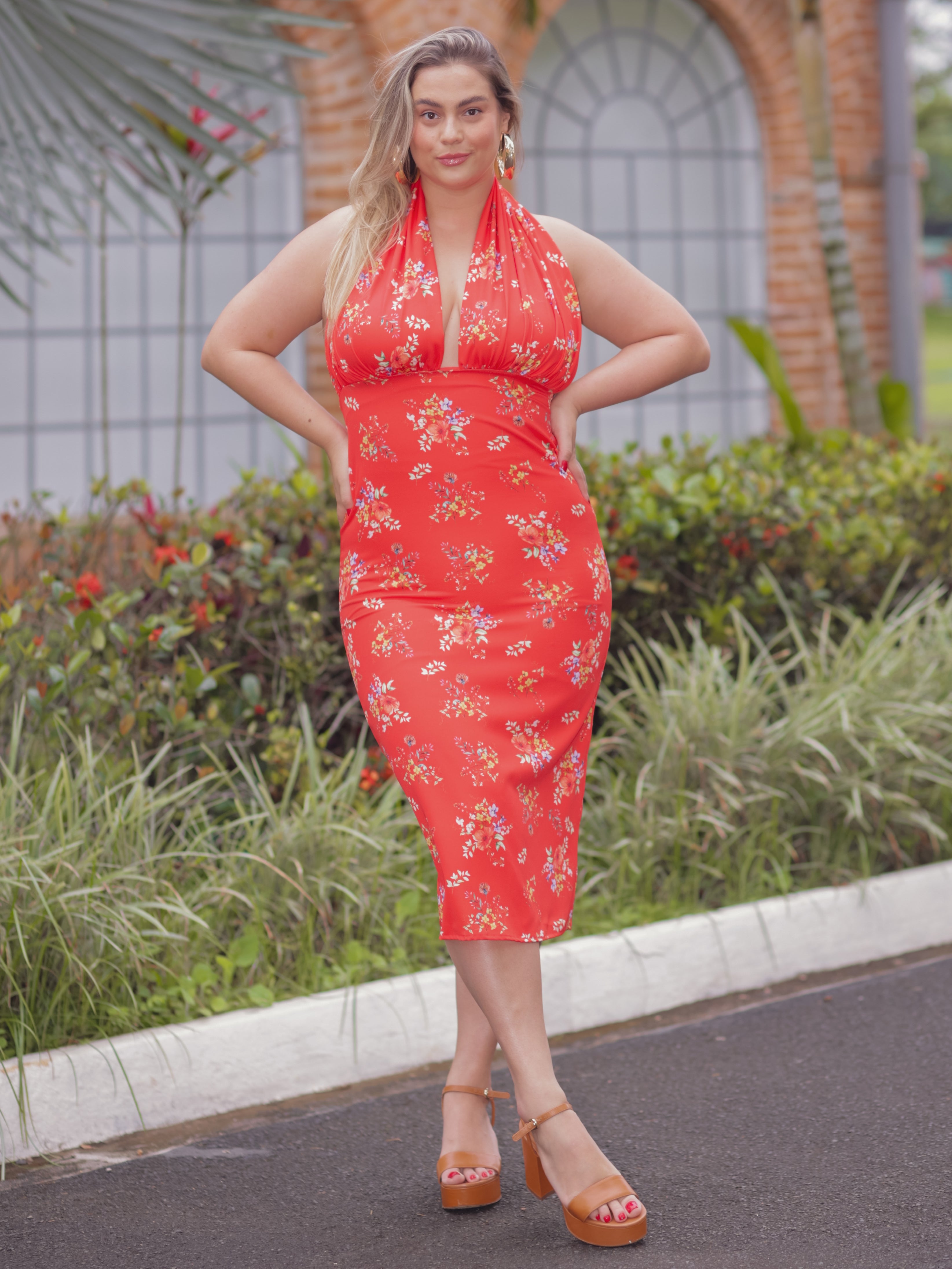 Vestido Pasión Estampado Frente Única