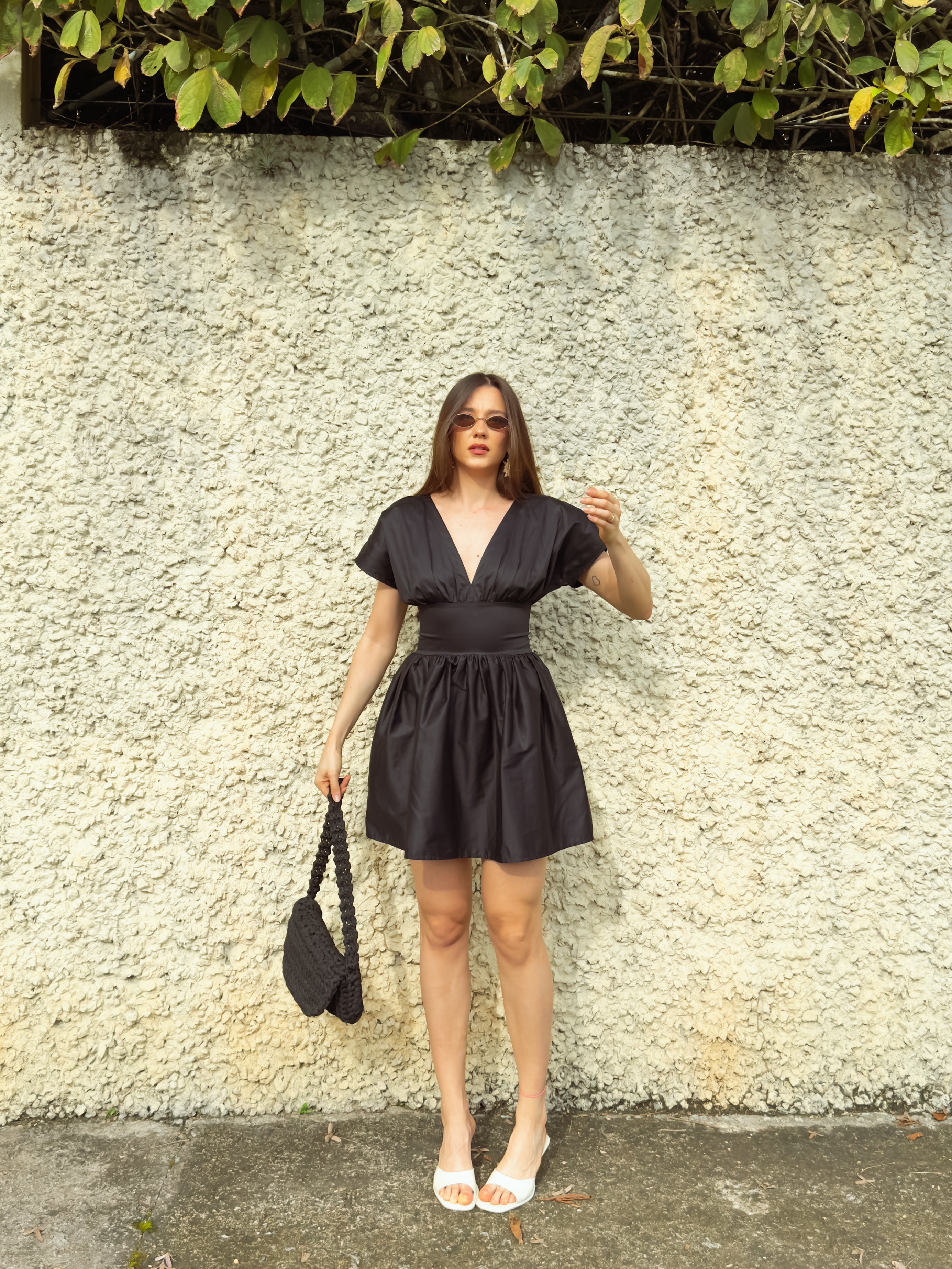 Vestido Clássico curto Sabrina