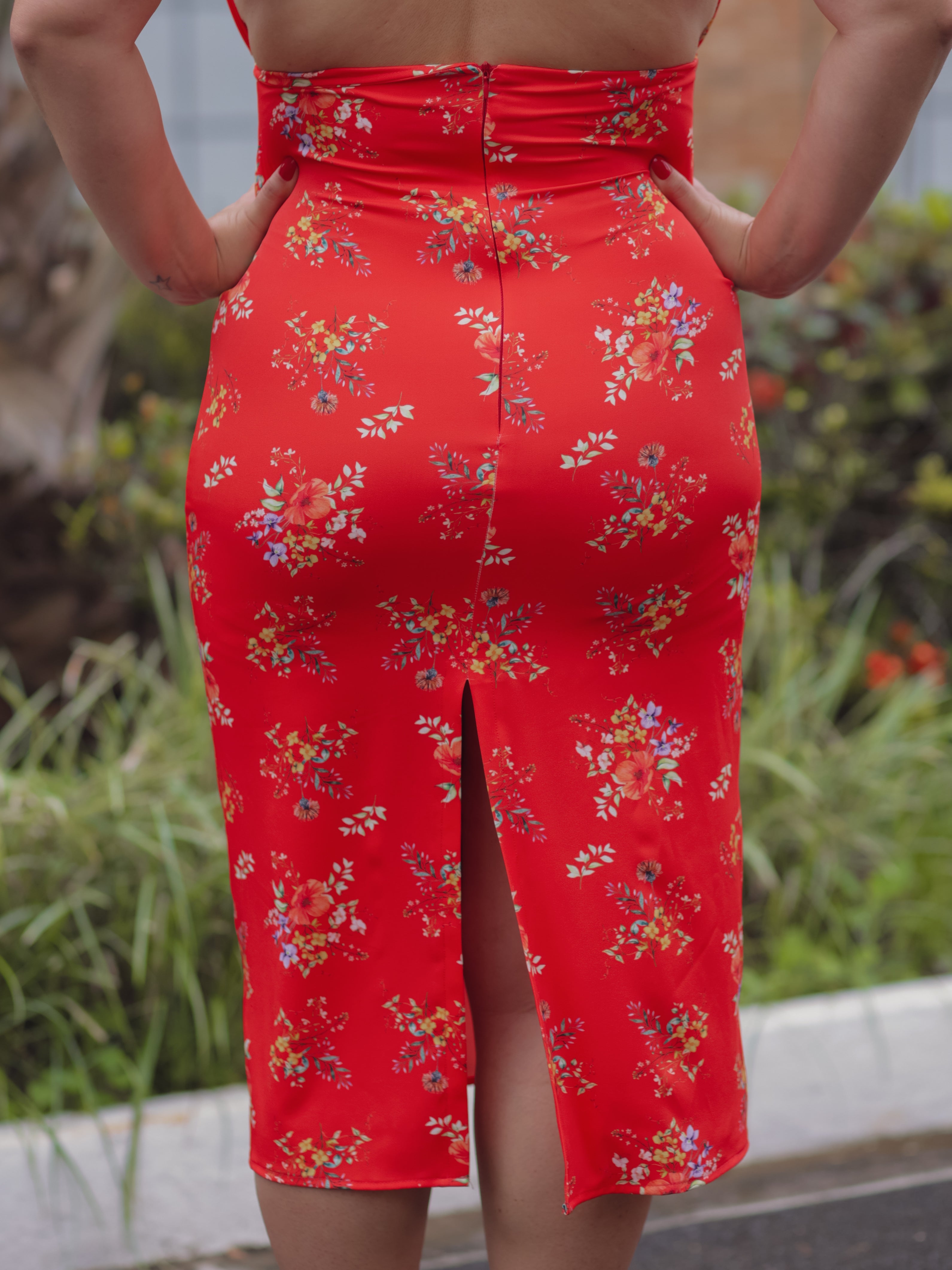 Vestido Pasión Estampado Frente Única