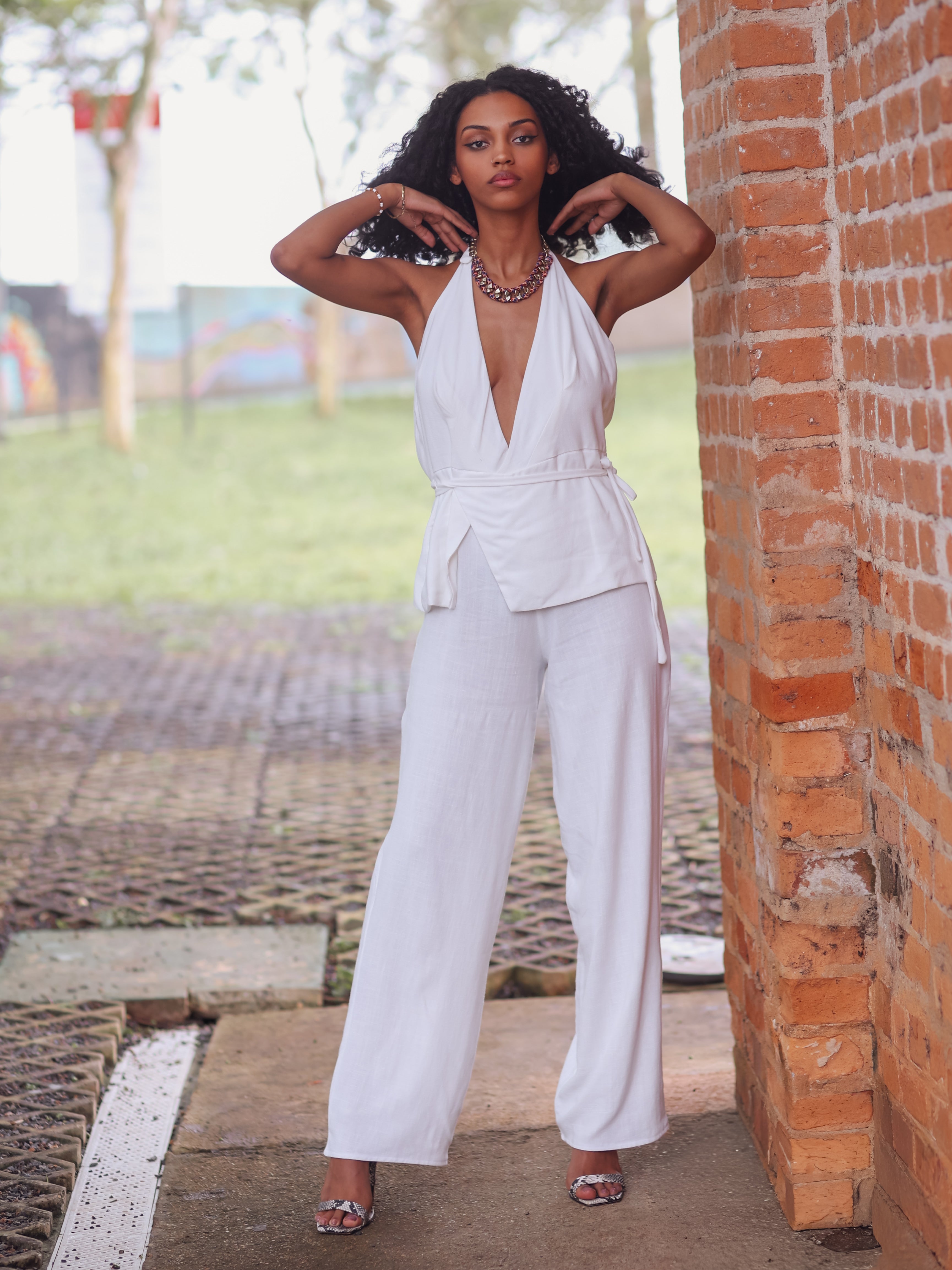 Macacão Atenas Pala Linho