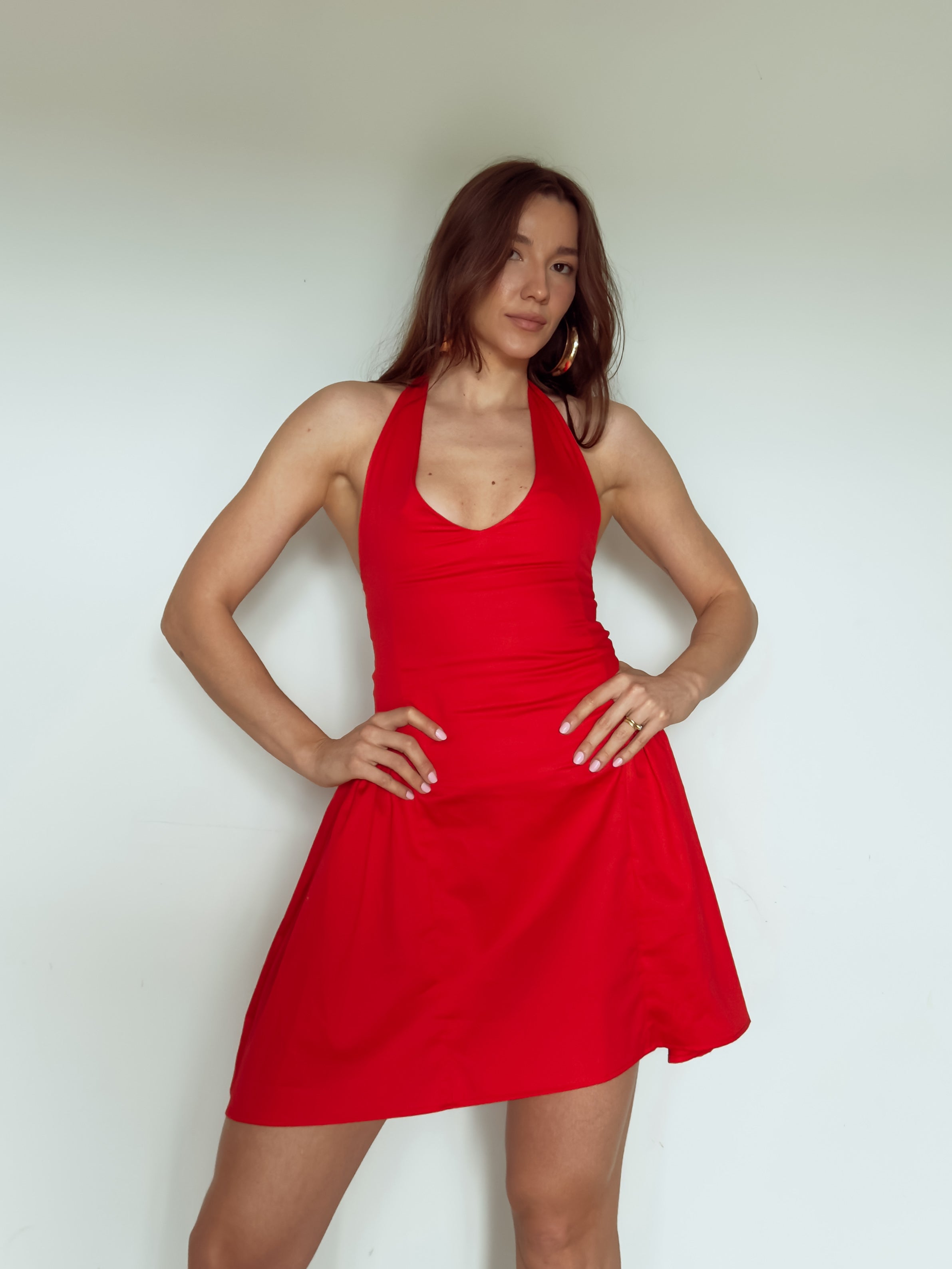 Vestido Frente Única Saia Franzida Esther